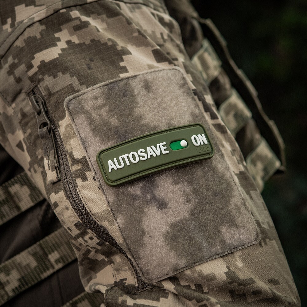 M-Tac - AUTOSAVE ON PVC - Aufnäher - Olive