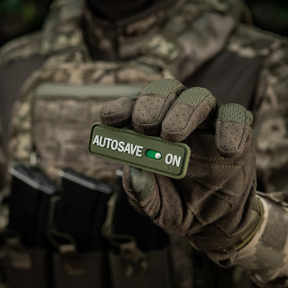 M-Tac - AUTOSAVE ON PVC - Aufnäher - Olive