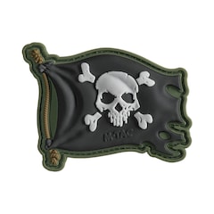 M-Tac - Jolly Roger 3D PVC Aufnäher - Olive/Black