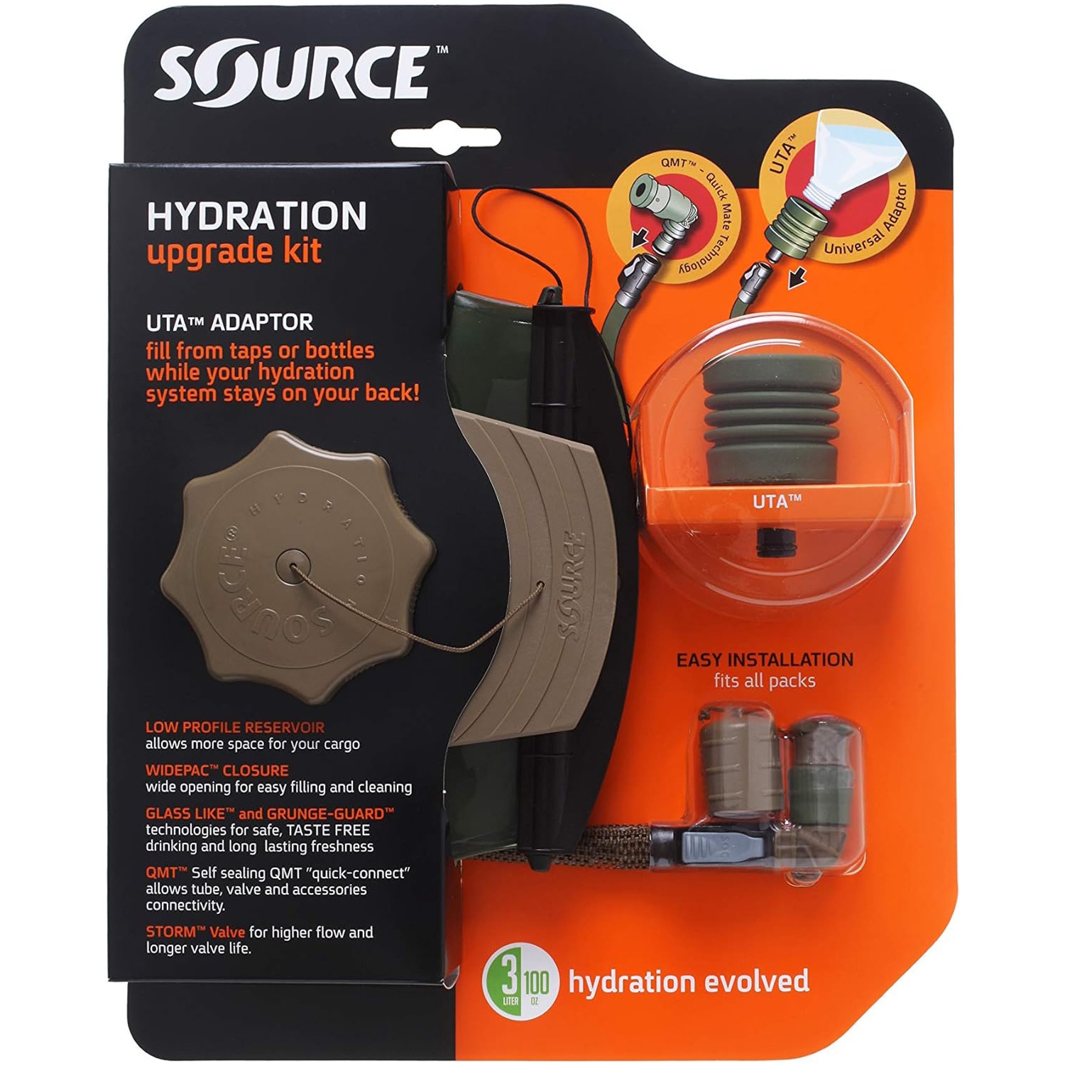 Source - WXP Upgrade Kit - Trinkblase 3 l - Coyote