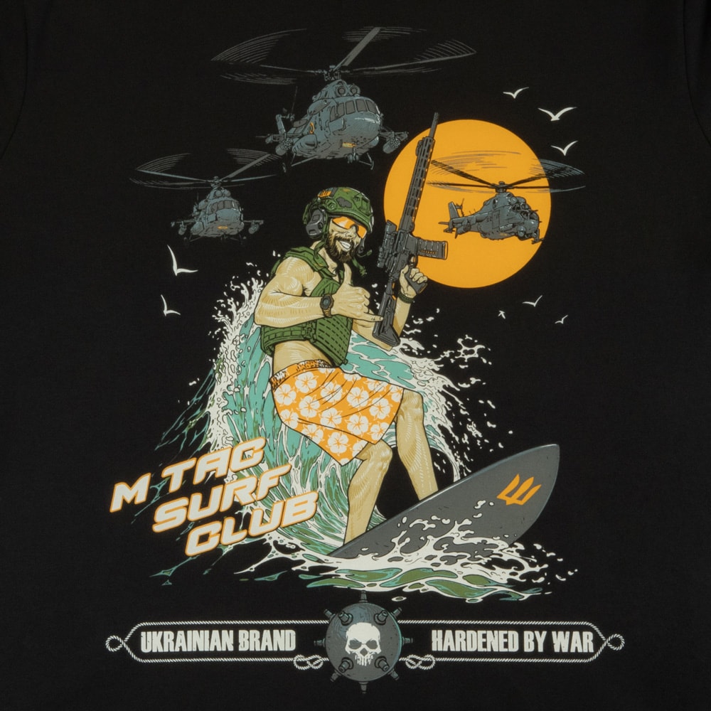 M-Tac - Surf Club - T-Shirt - Black