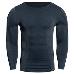 Brubeck - Comfort Wool - Thermo-Langarm-T-Shirt - Dark Jeans