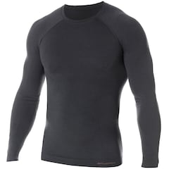 Brubeck - Active Wolle - Langarm-Thermo-Shirt - Graphit