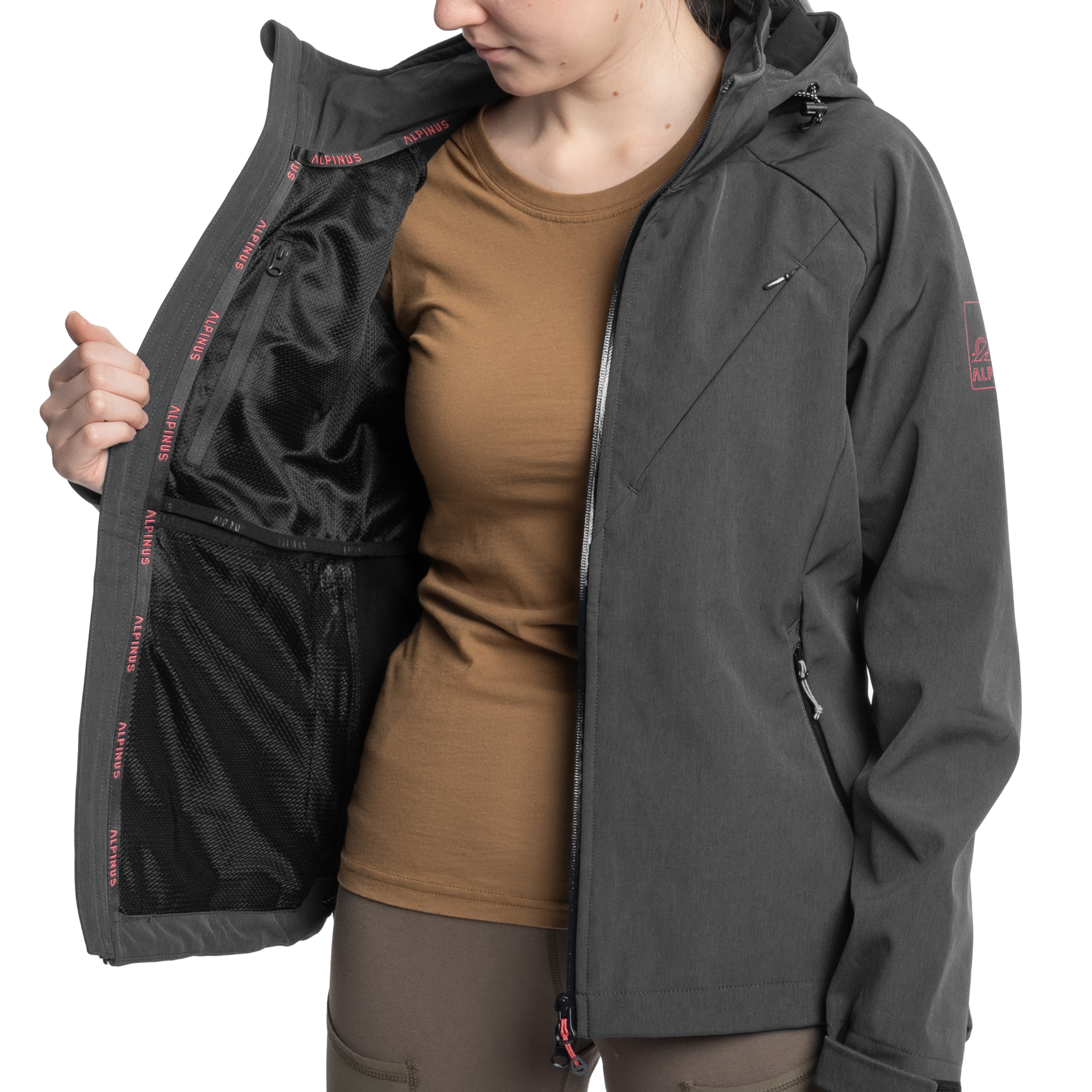 Alpinus - Minthi Softshell - Jacke für Damen - Graphit