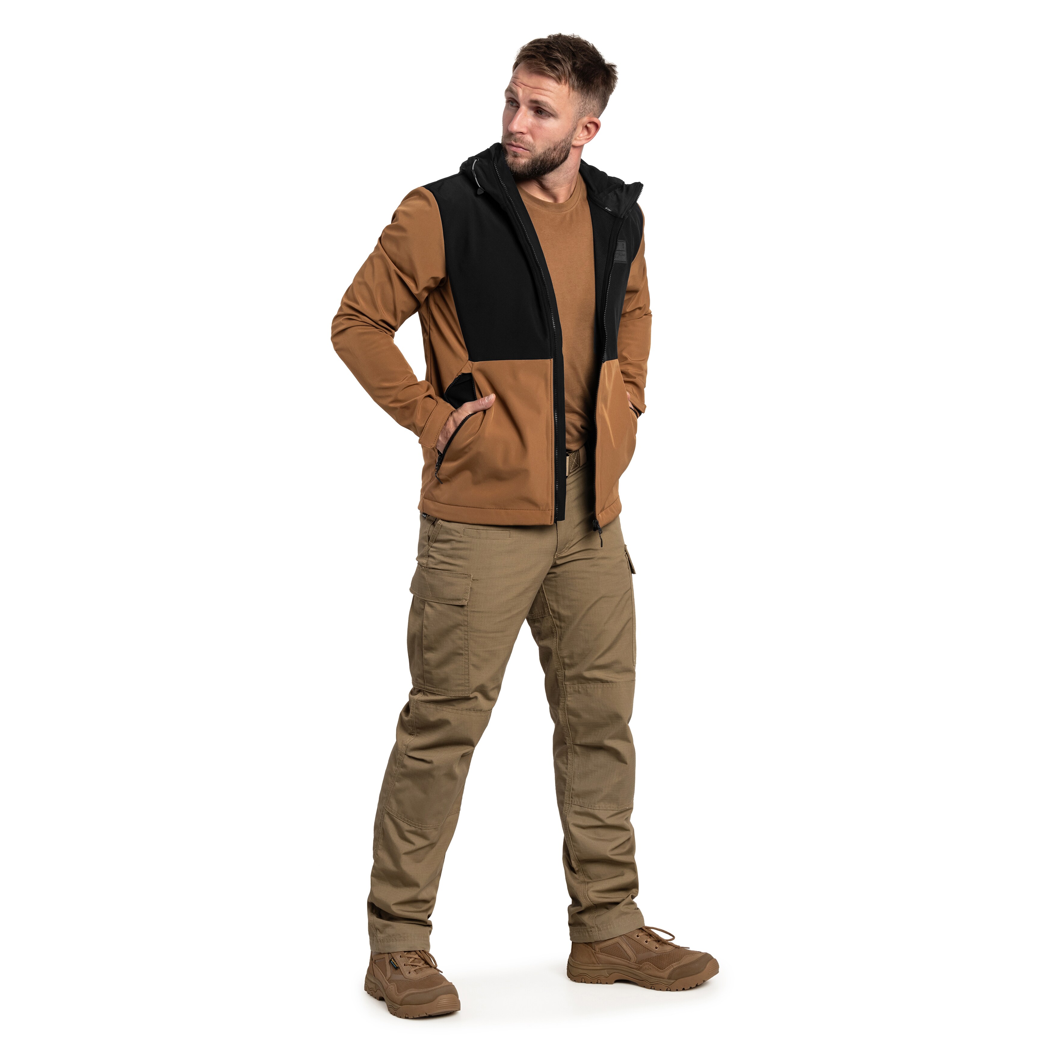 4F - Softshell TSOFM155 - Jacke - Braun