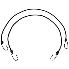 MFH - Bungeeseil 6 mm x 75 cm - Black - 2 Stk.