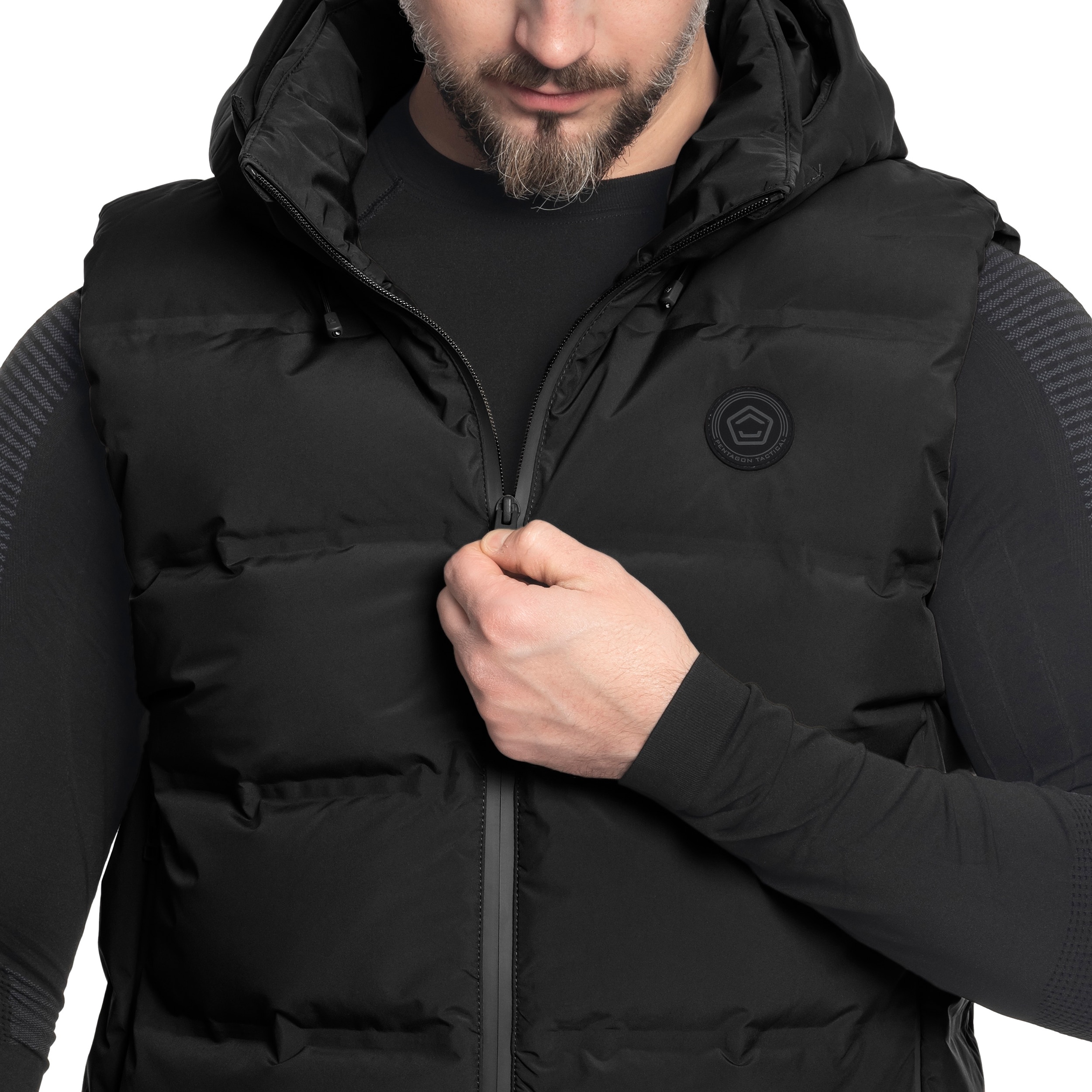 Pentagon - Omega Down - Ärmellose Jacke - Black