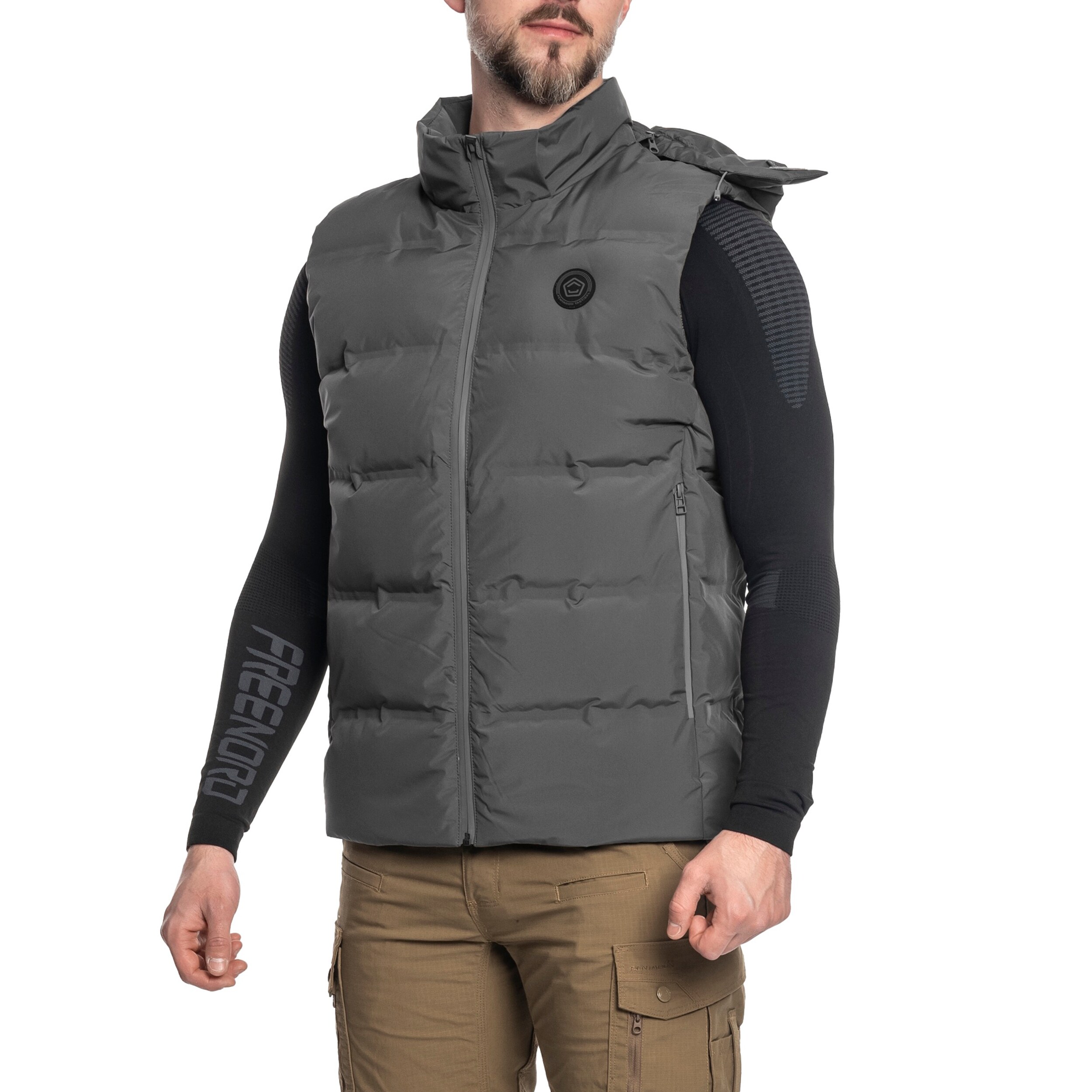 Pentagon - Omega Down - Ärmellose Jacke - Cinder Grey