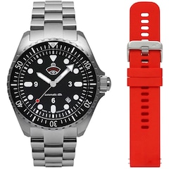 Ruhla - NVA Kommando Minentaucher Automatic Set - Uhr - Red