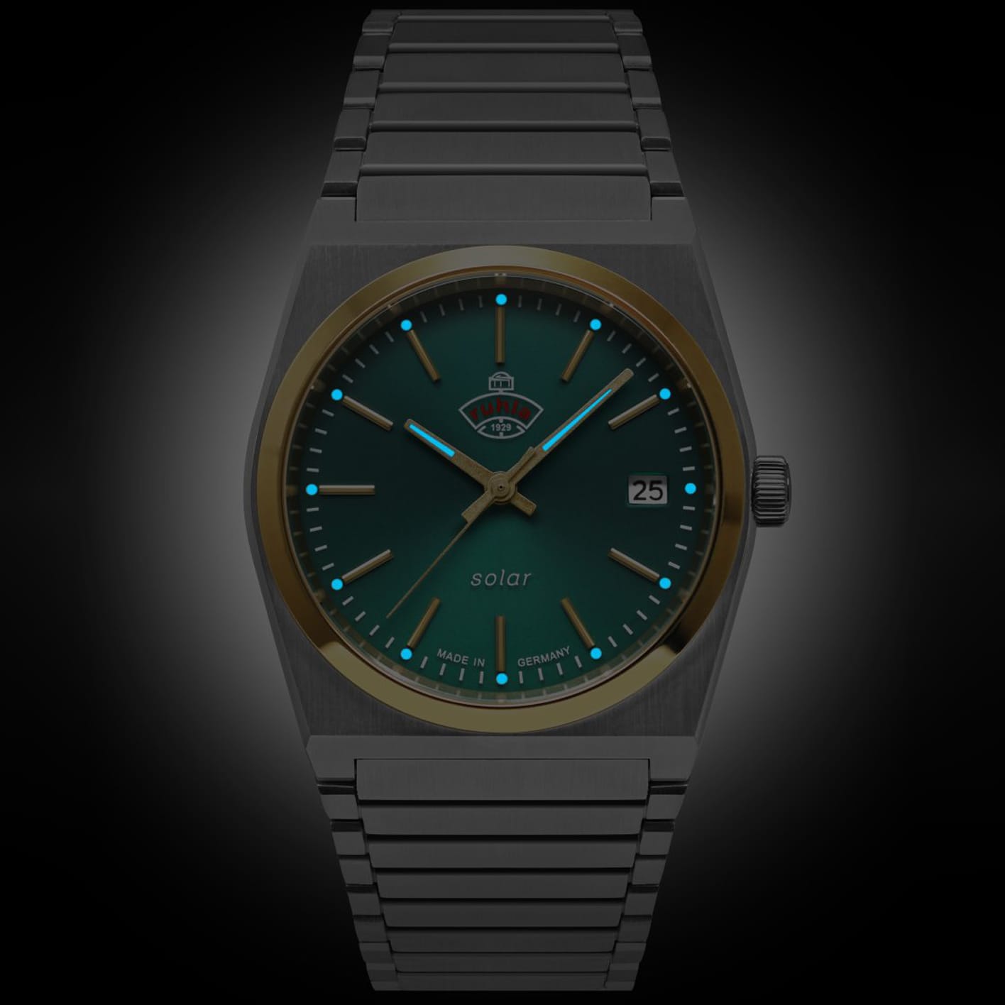 Ruhla - 1929 Space Control 4643M-4 Solar - Uhr für Damen