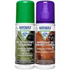 Nikwax - Nubuk- und Wildlederschuhe Imprägnier- und Reinigungs-Set - 2x125 ml