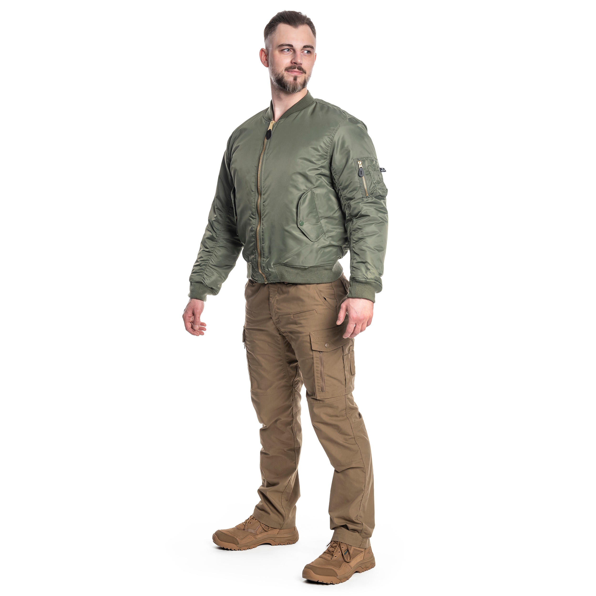 MFH - MA-1 US Flight Jacket - Jacke - Olive