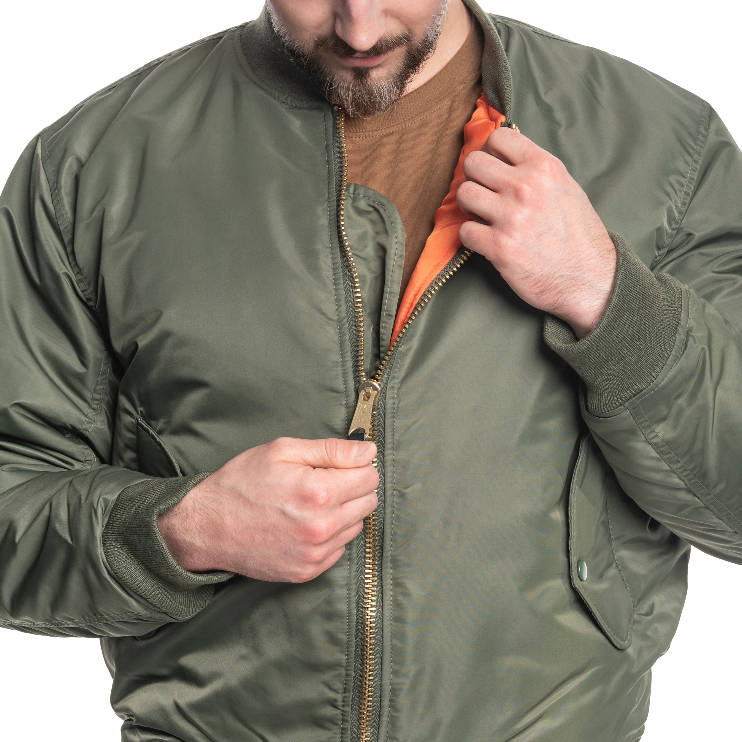 MFH - MA-1 US Flight Jacket - Jacke - Olive