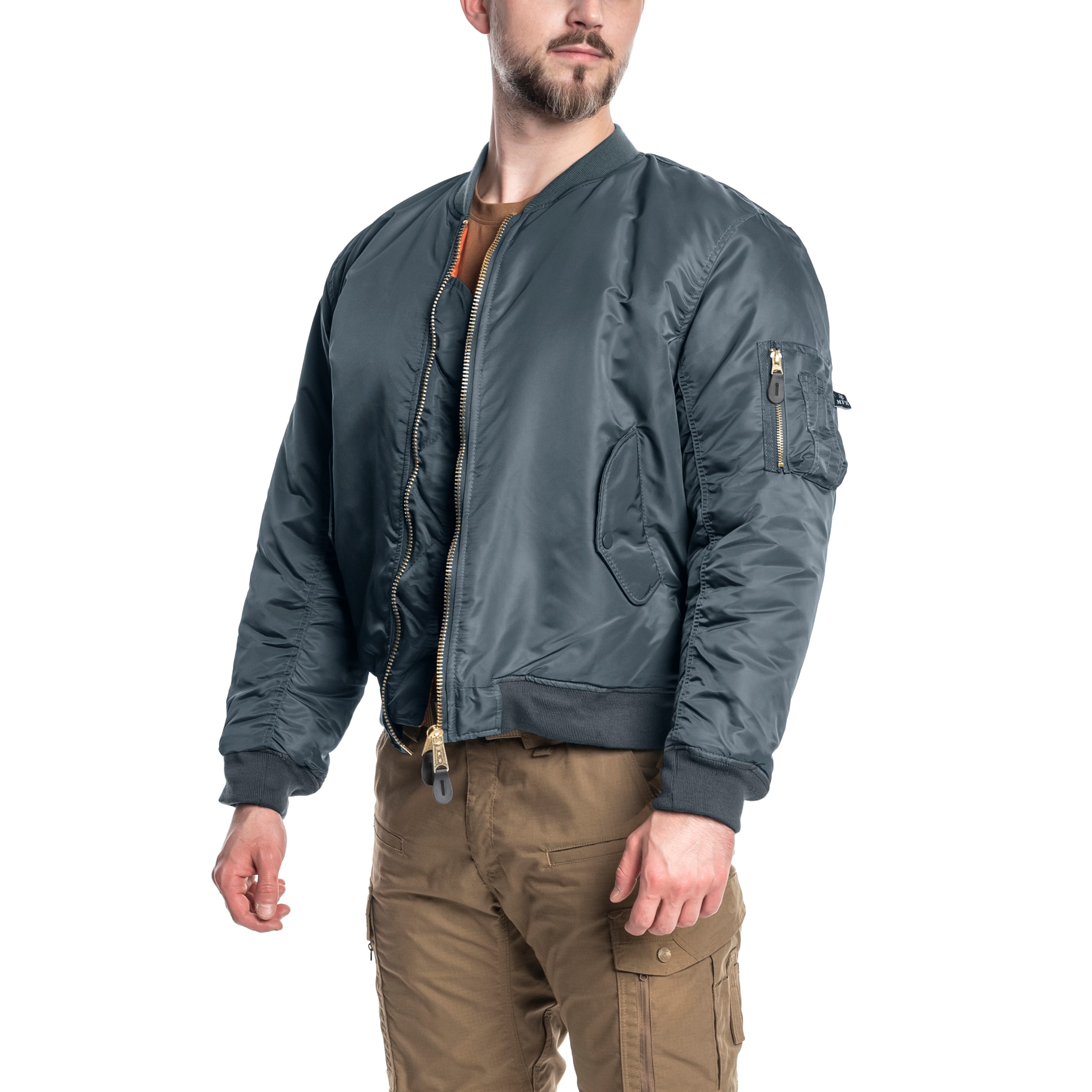 MFH - MA-1 US Flight Jacket - Jacke - Blue