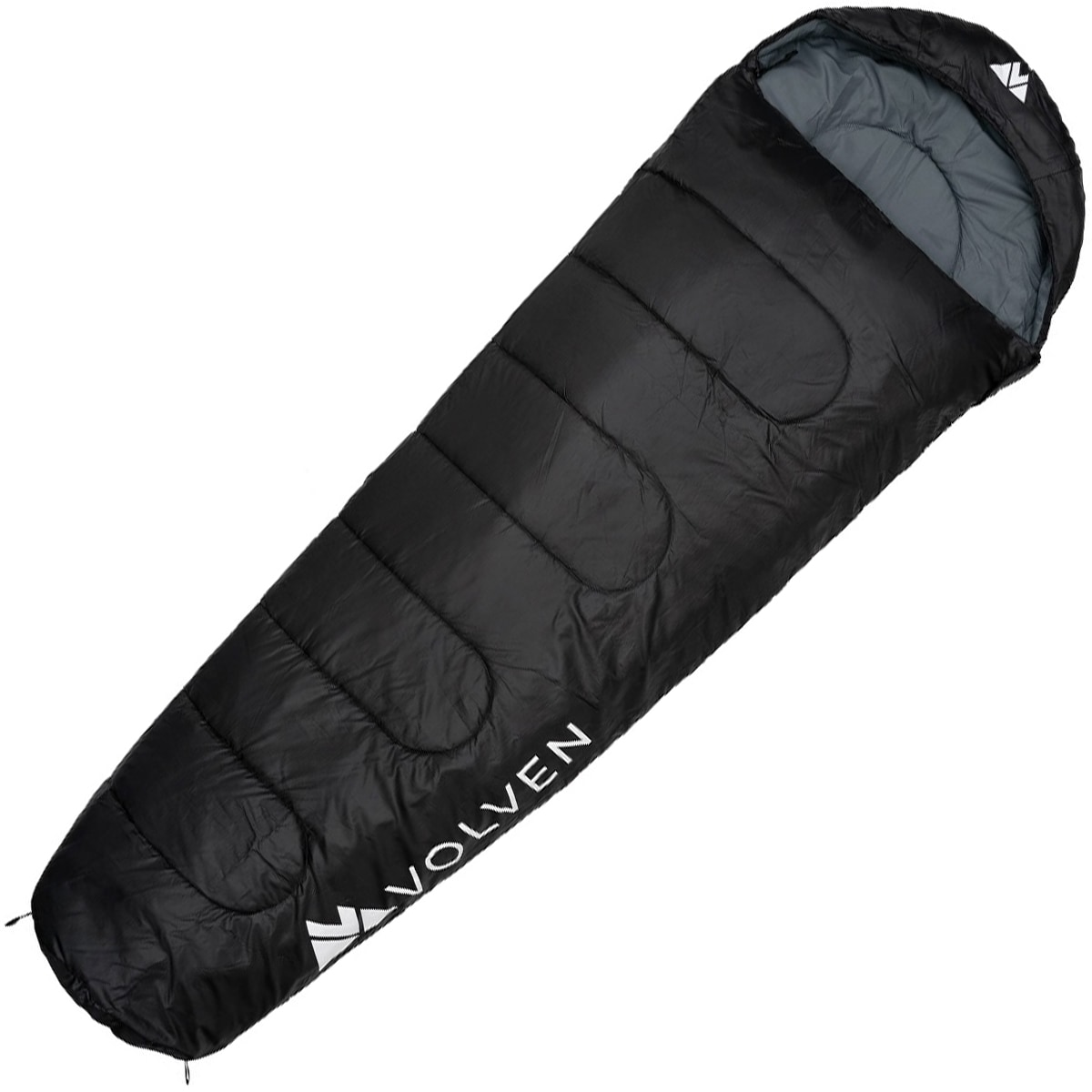 Volven - Traveller - Schlafsack - Schwarz - rechts