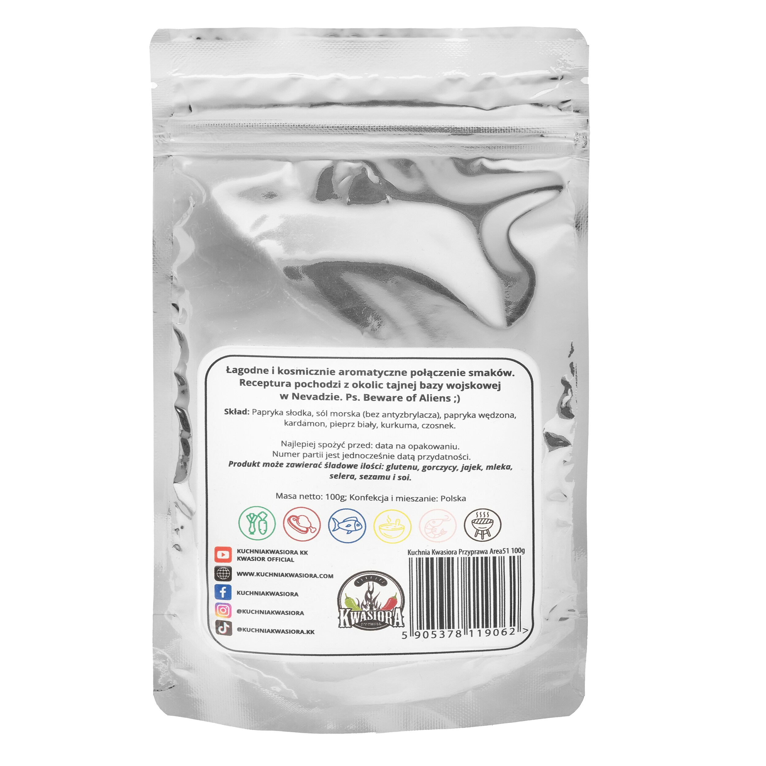 Kuchnia Kwasiora - Gewürz - Area 51 100 g