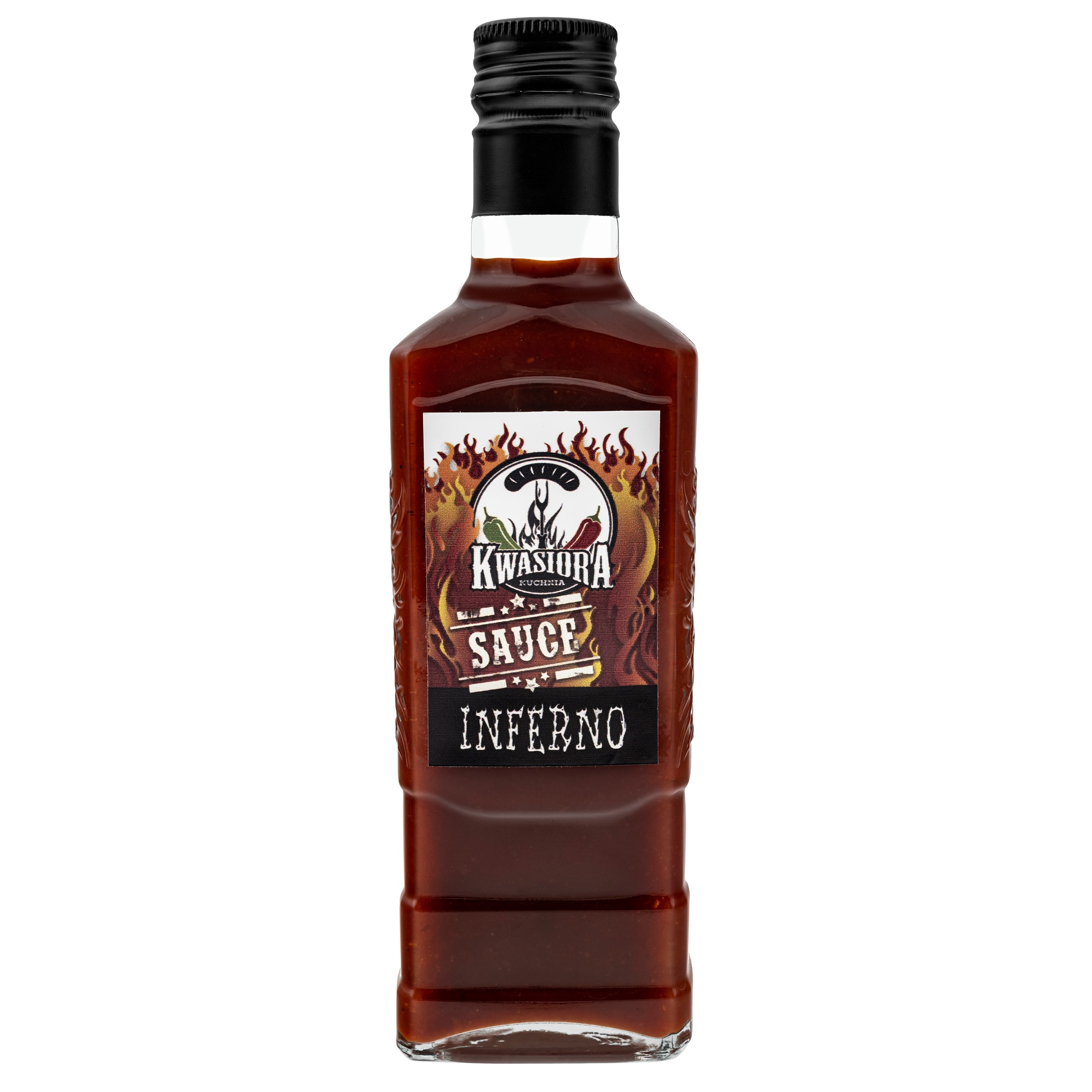 Kuchnia Kwasiora - Inferno Sauce - Scharfe Tomatensoße mit Inferno-Gewürz 250 ml PL