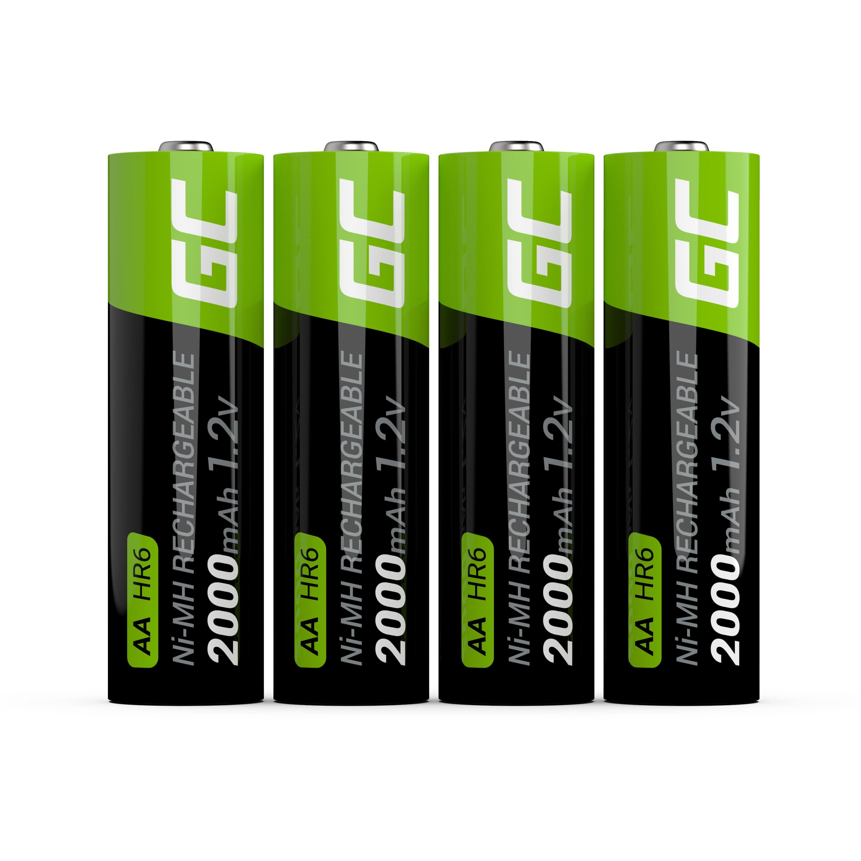 Green Cell - HR6 2000 mAh - Akku - 4 Stück