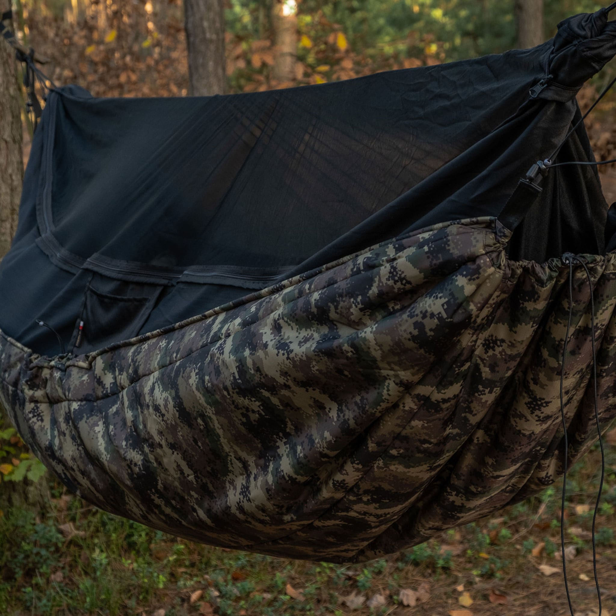 TigerWood - Underquilt Marra 2.0 - Wärmeschutz für Hängematten 200 cm - Camo