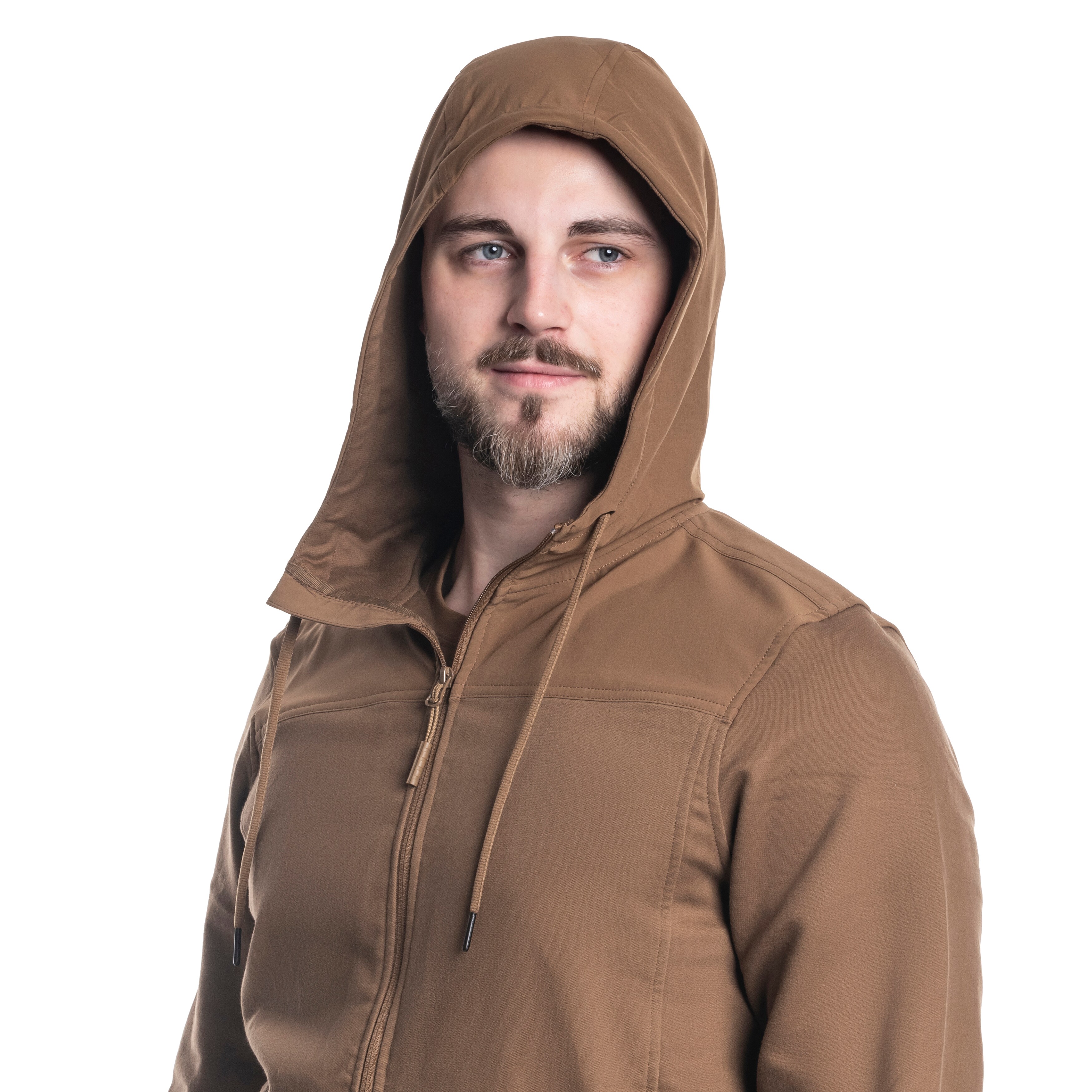 5.11 - Plummet Jacke - Sweatshirt mit Kapuze - Battle Brown
