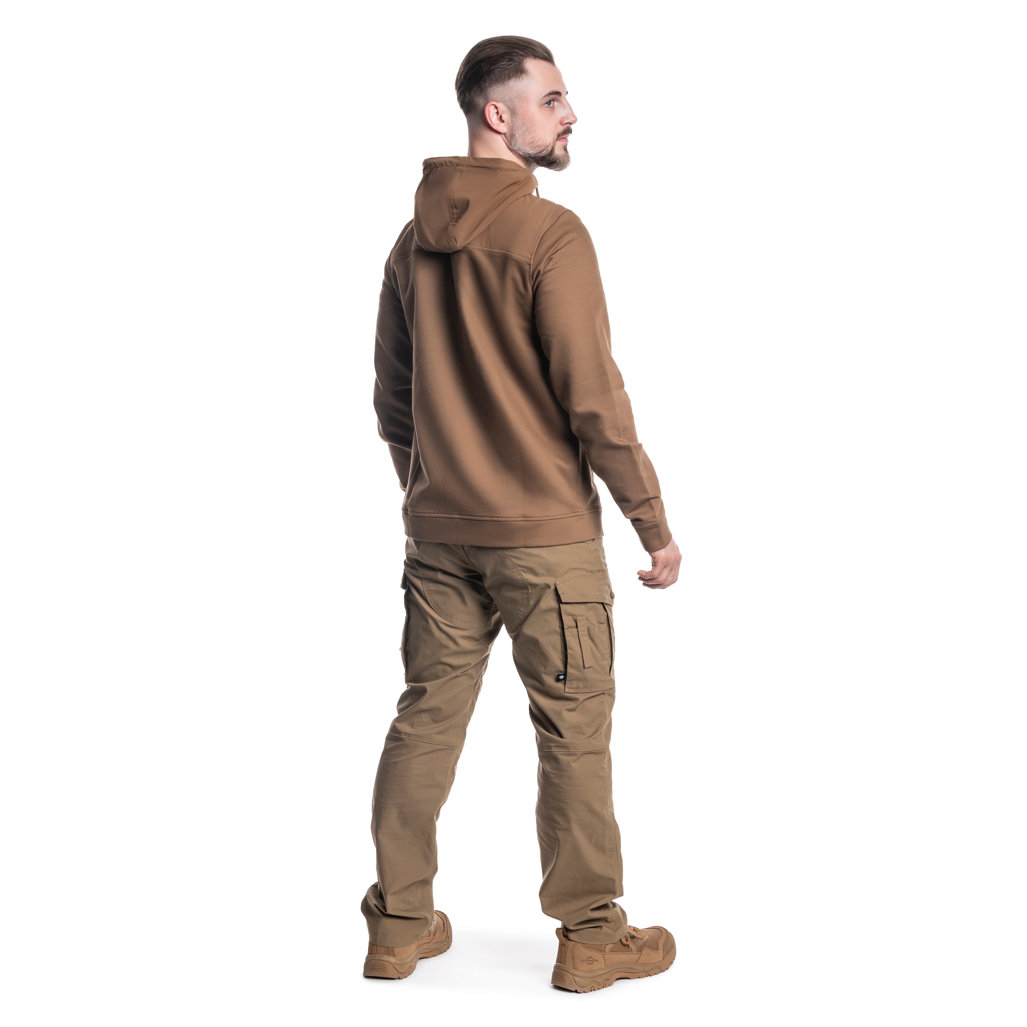 5.11 - Plummet Jacke - Sweatshirt mit Kapuze - Battle Brown
