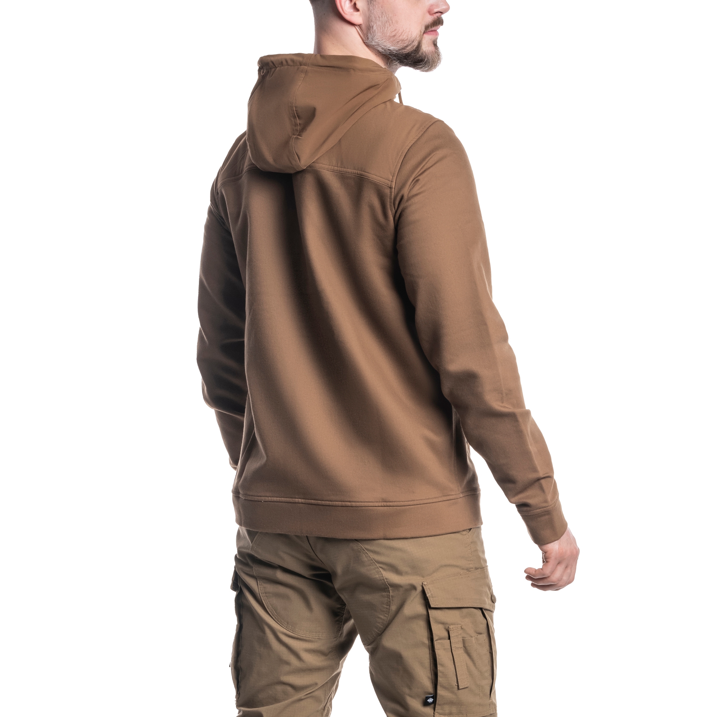 5.11 - Plummet Jacke - Sweatshirt mit Kapuze - Battle Brown