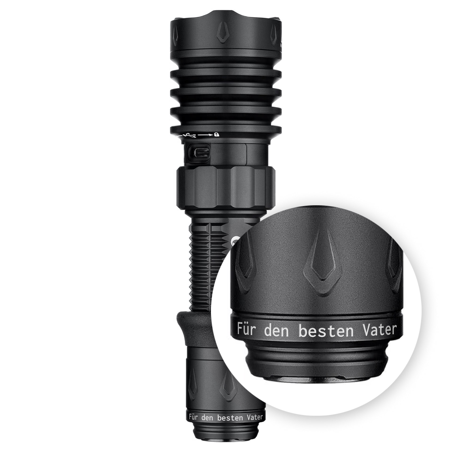 Olight - Warrior X 4 - Taktische Taschenlampe 2600 Lumen - Matte Black