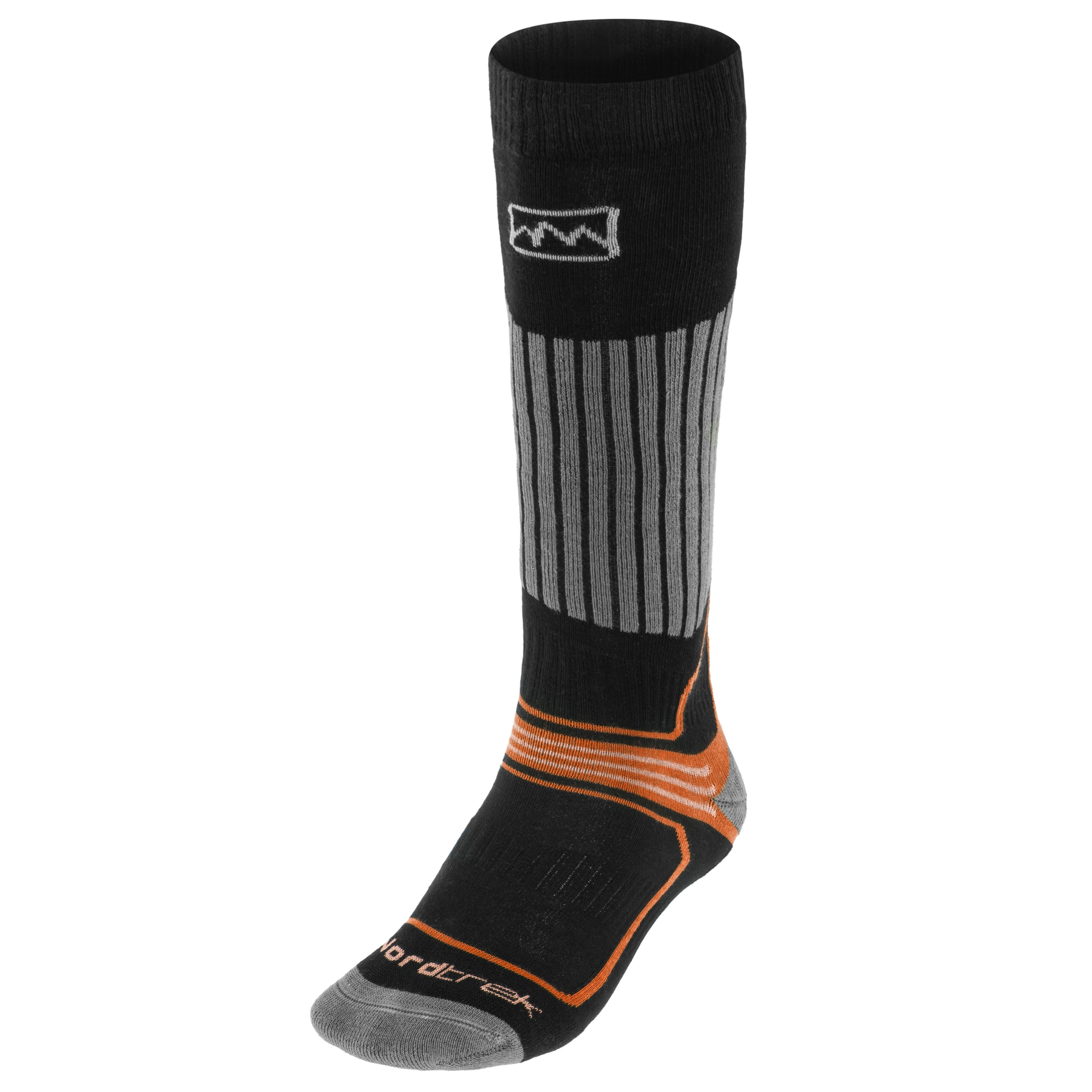 FreeNord - Kobuk Ski Socks - Socken - Black/Orange