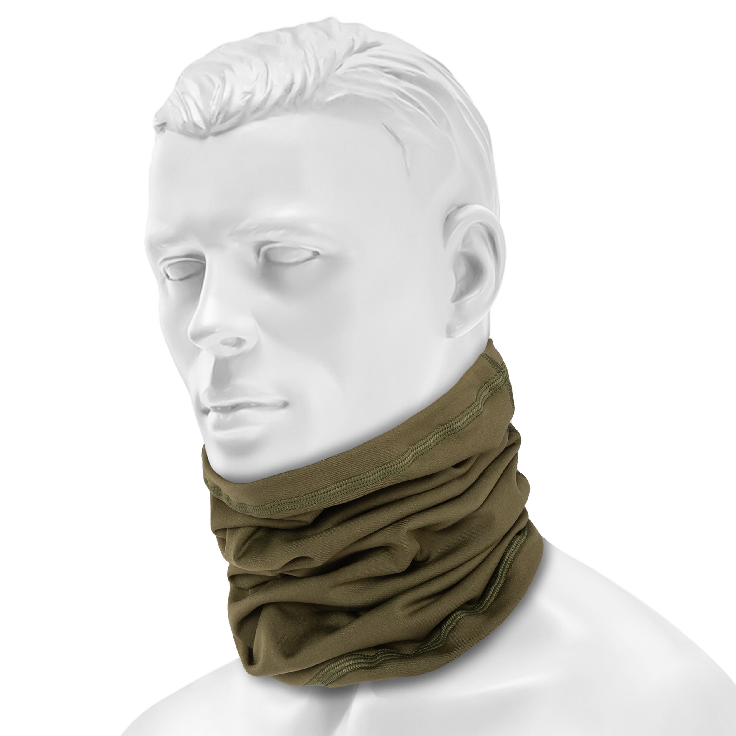 Haasta - Thermo-Schlauchschal - Drapiert - Olive