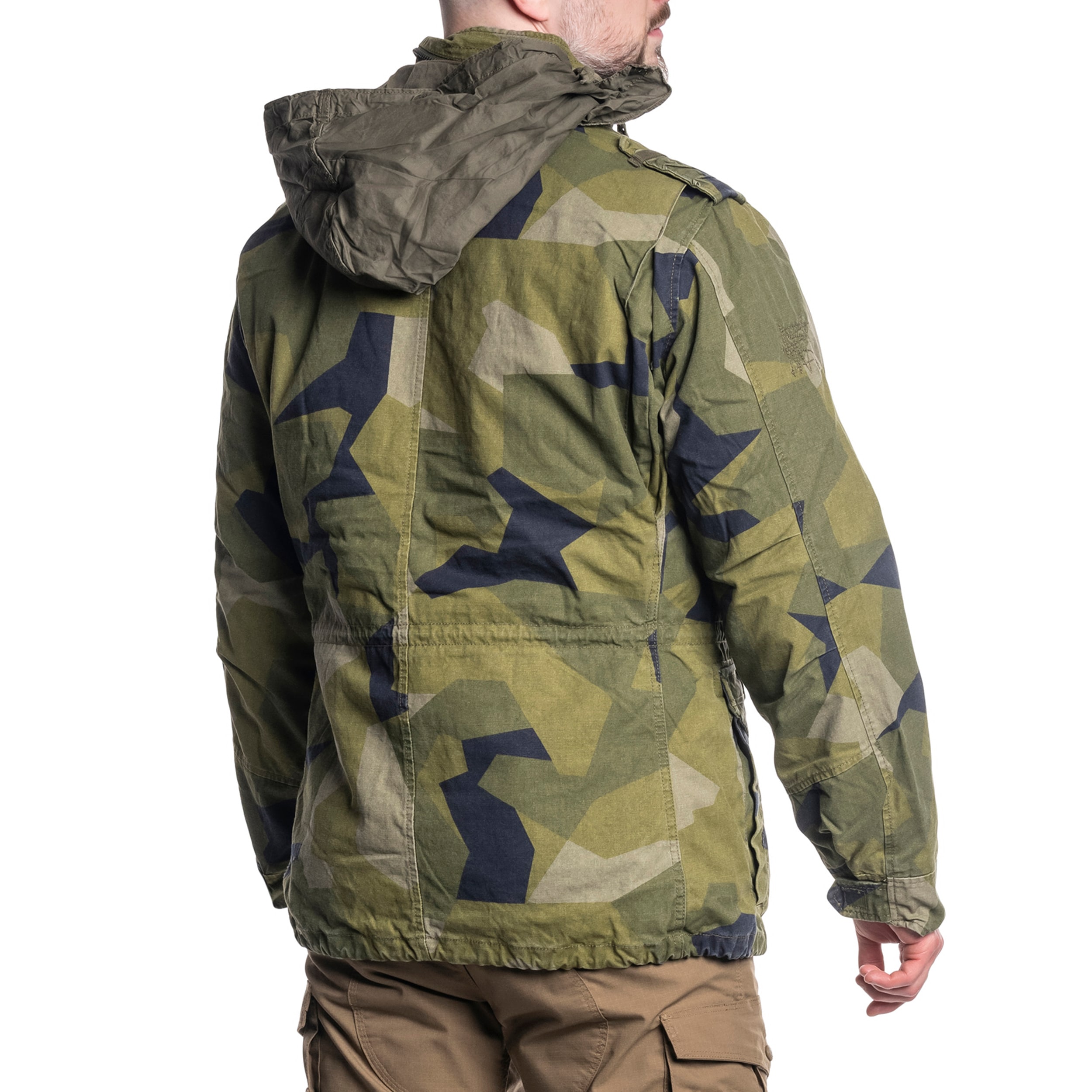 Brandit - M65 Giant Jacke - Schwedish Camo