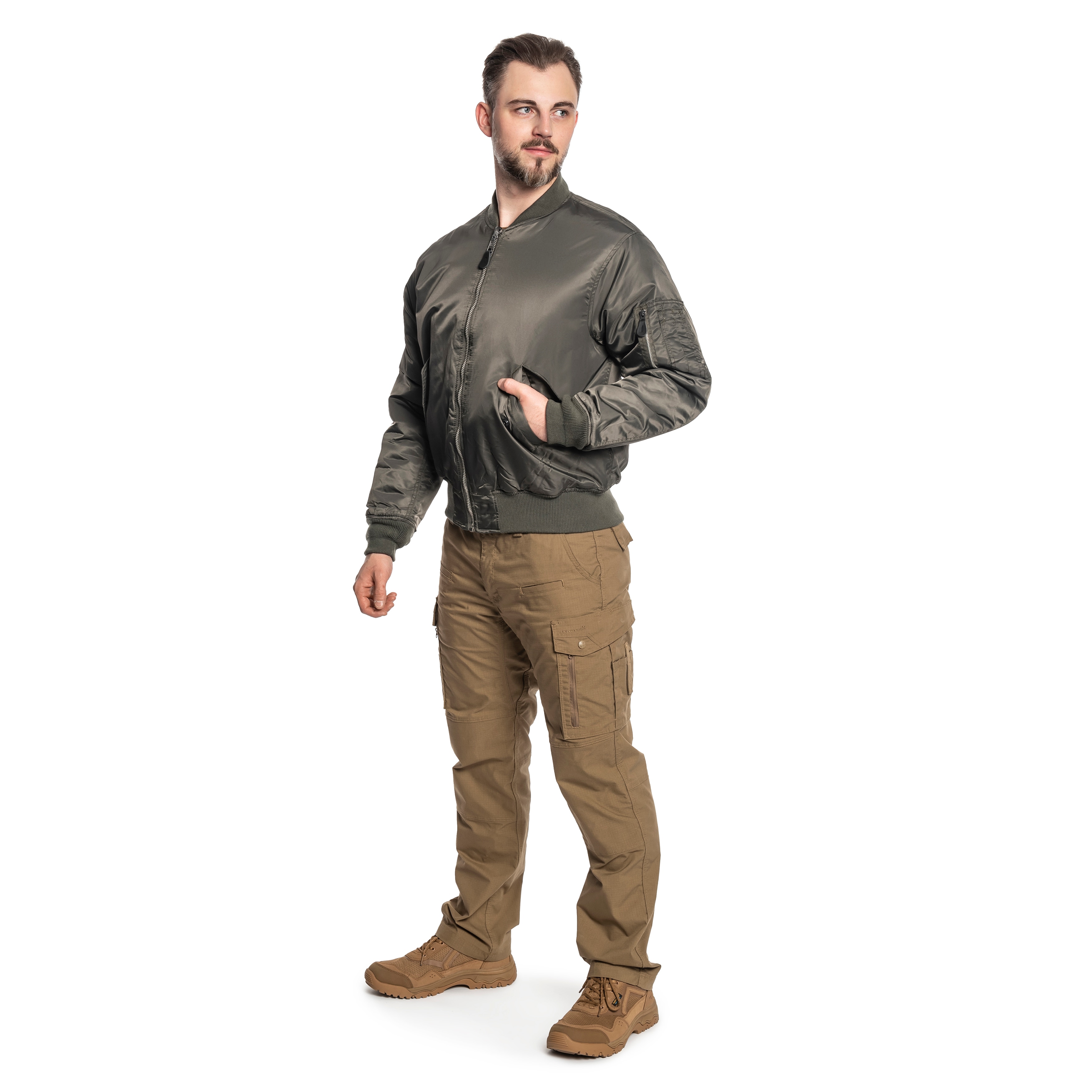 Brandit - MA1 - Bomberjacke - Anthracite