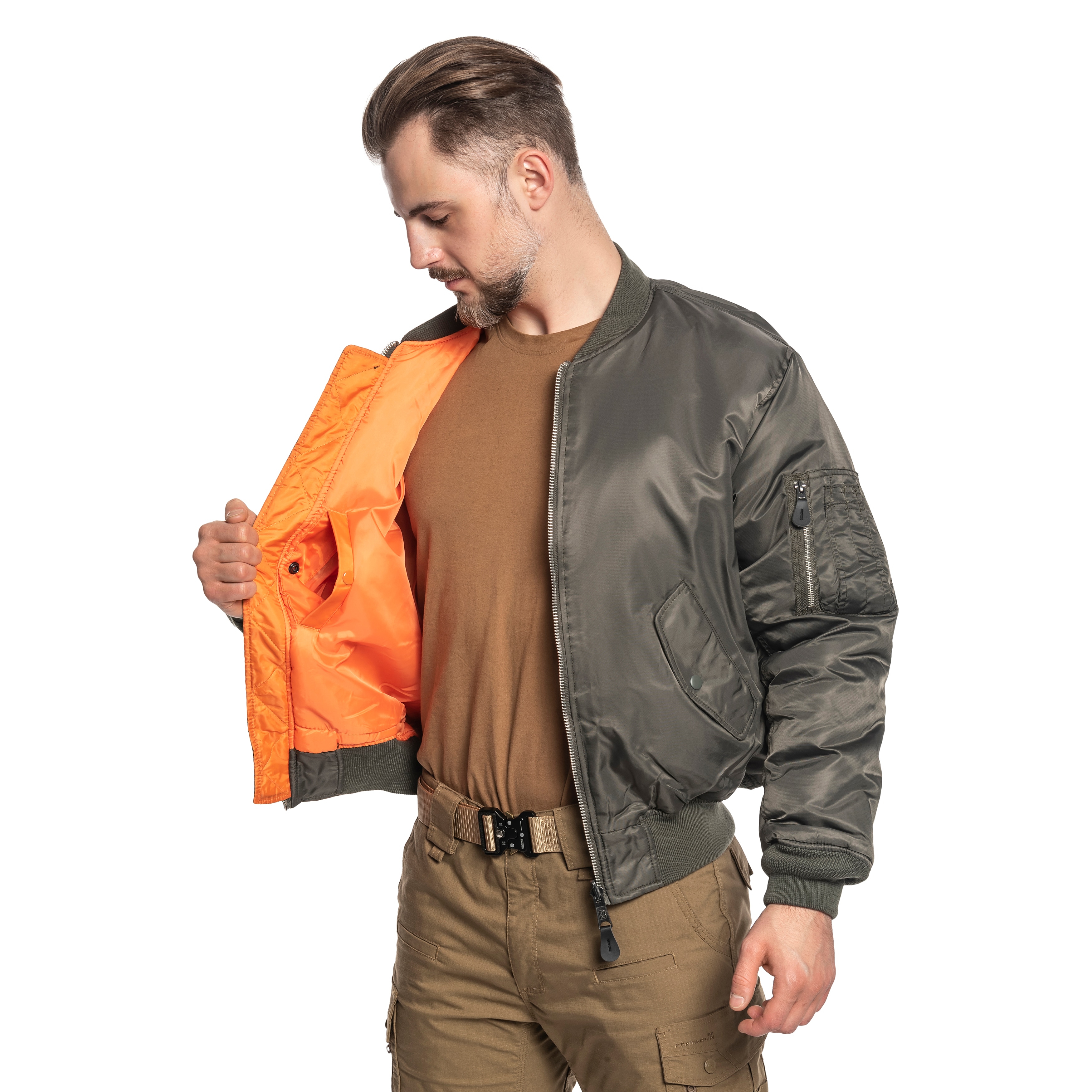 Brandit - MA1 - Bomberjacke - Anthracite