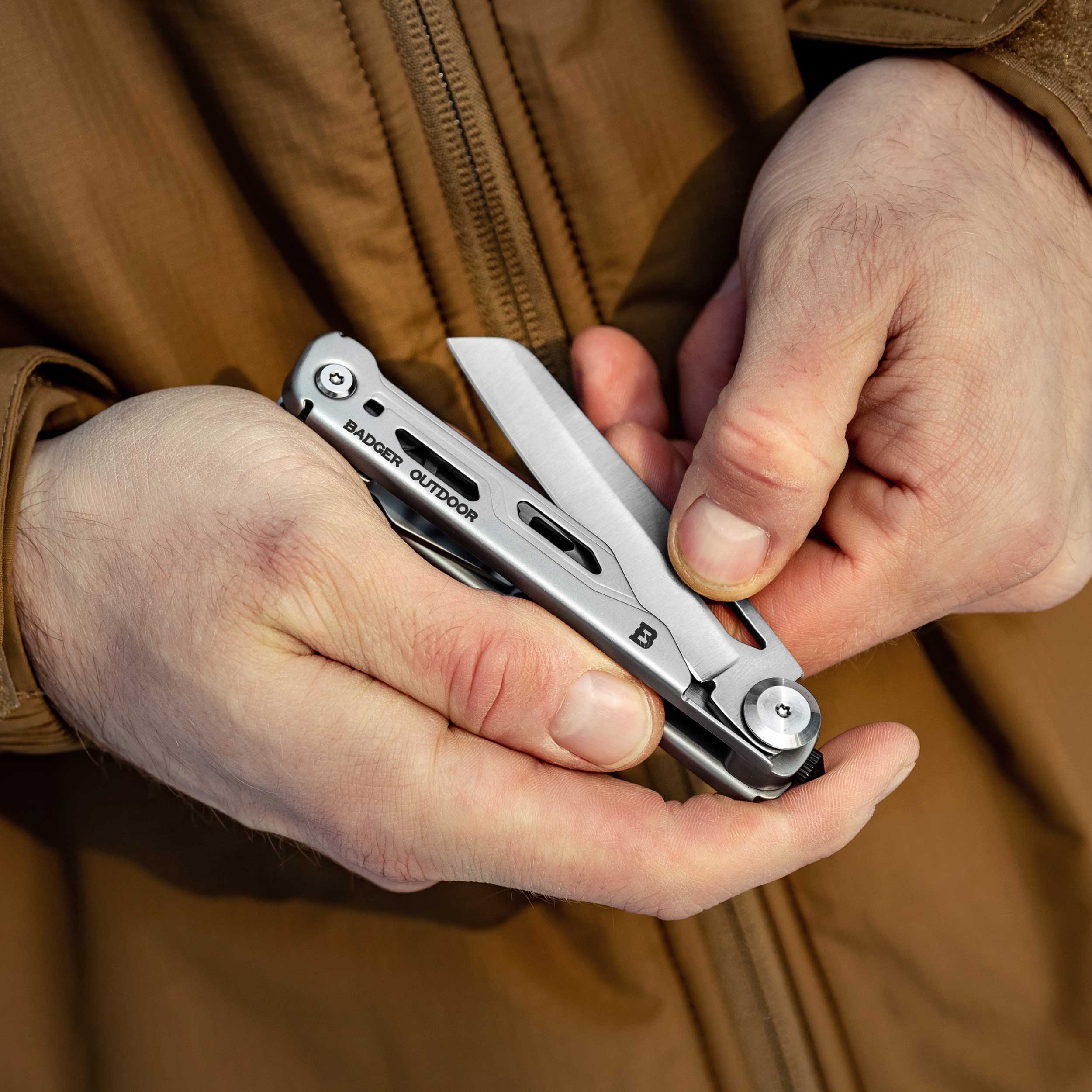 Badger Outdoor - Spike - Taschenmesser Multitool 