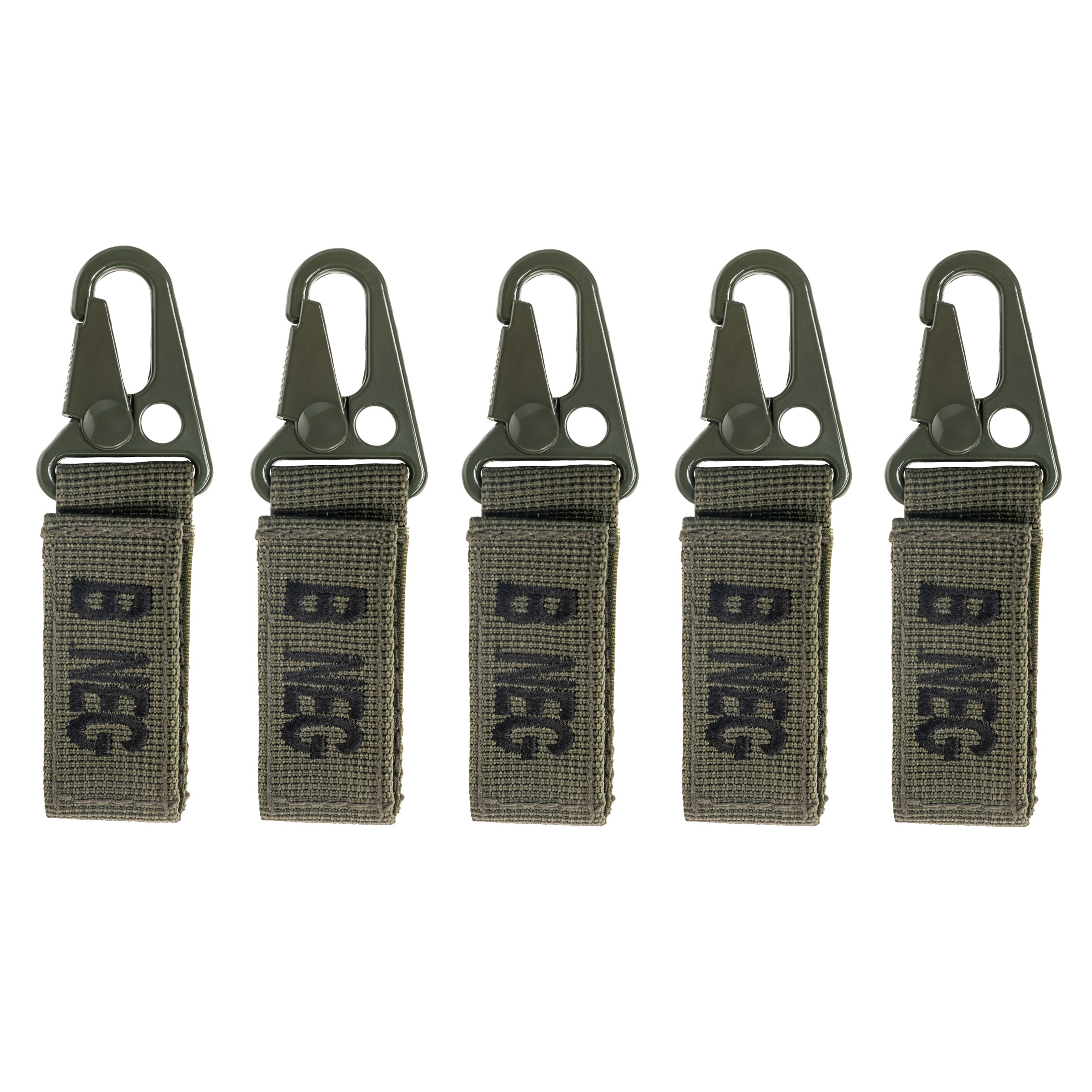 Mil-Tec - Schlüsselanhänger Blutgruppe B- Olive - 5 Stk.