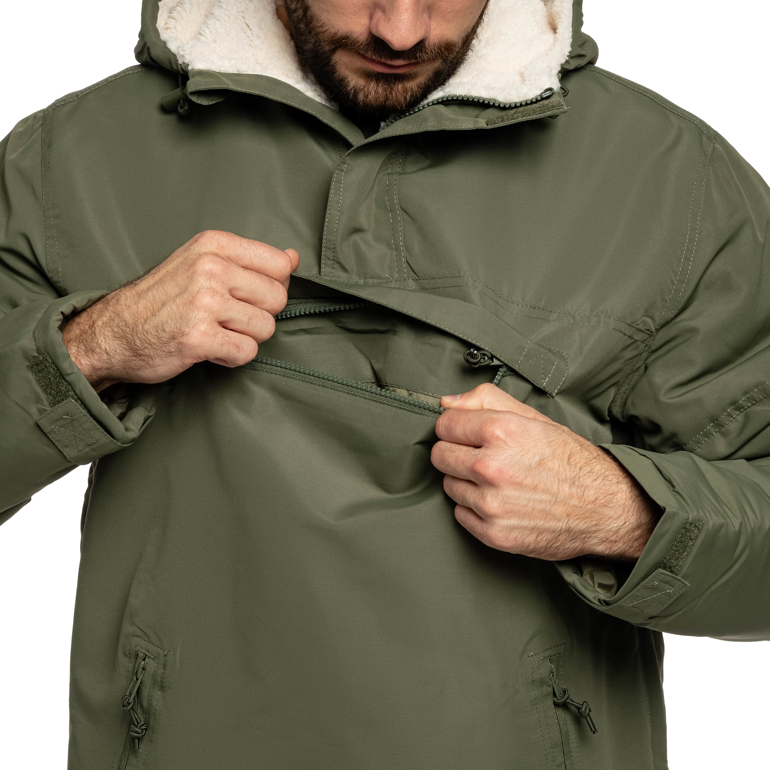 Brandit Sherpa Windbreaker - Olive