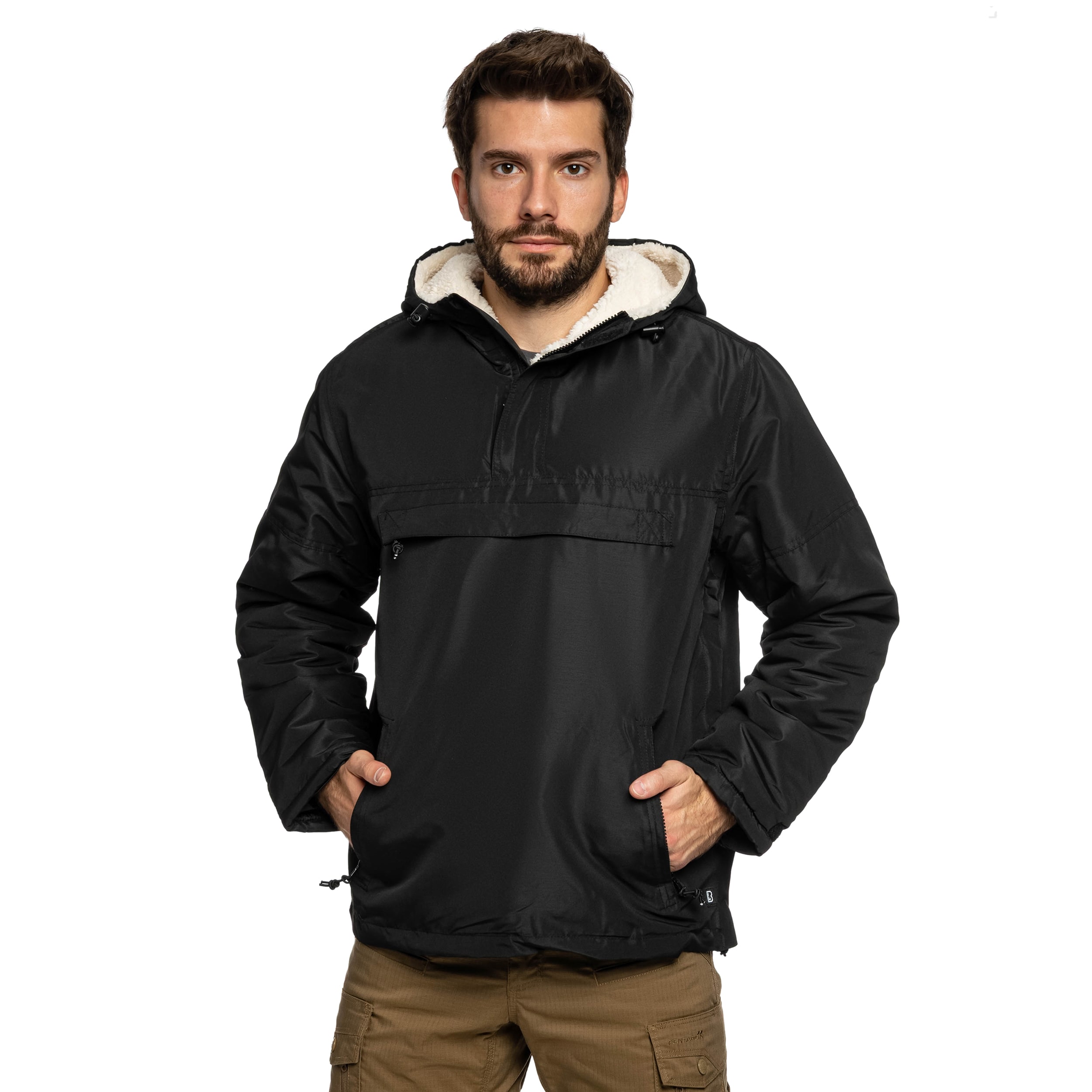 Brandit Sherpa Windbreaker - Black
