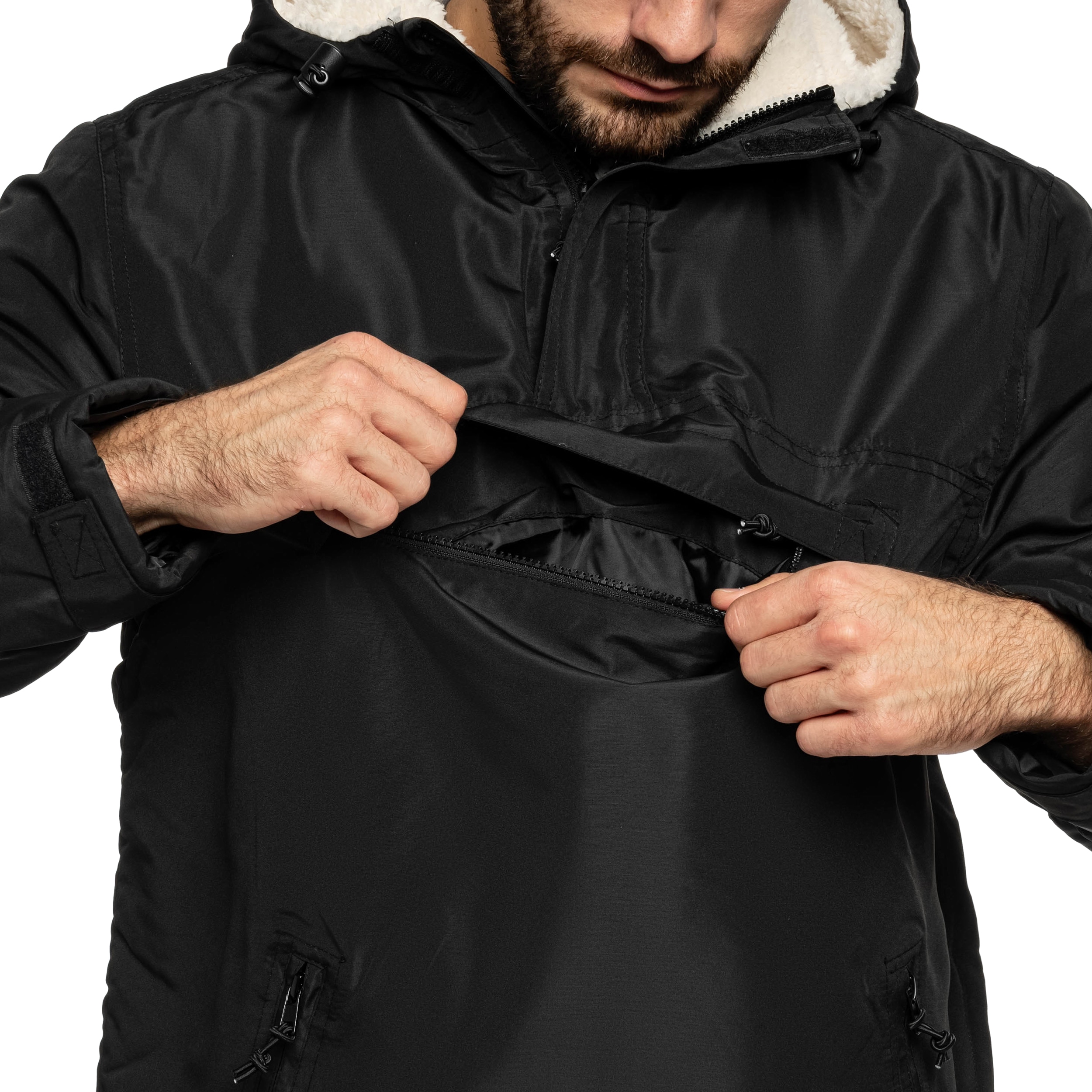 Brandit Sherpa Windbreaker - Black