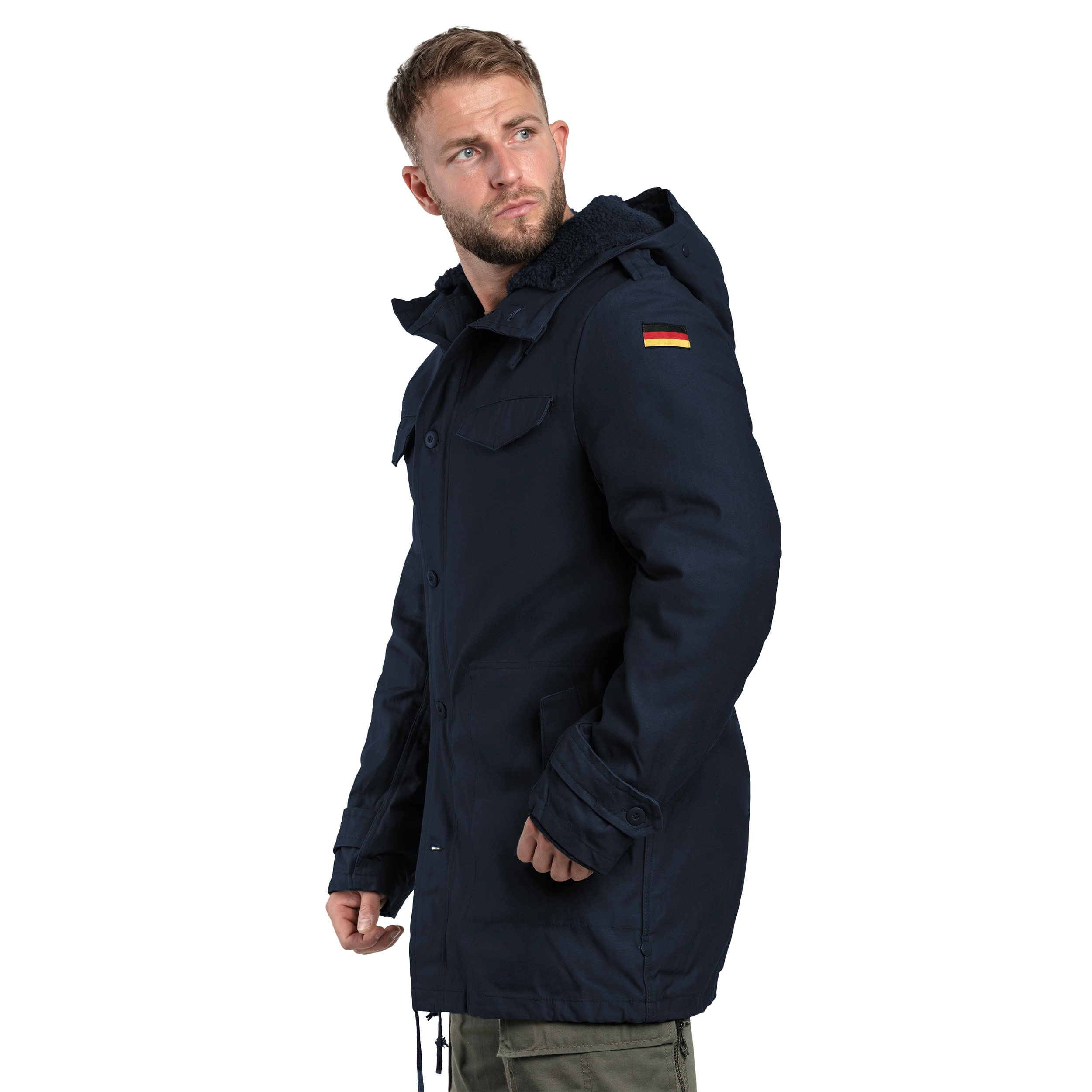 Brandit - BW Parka Flag - Jacke - Navy