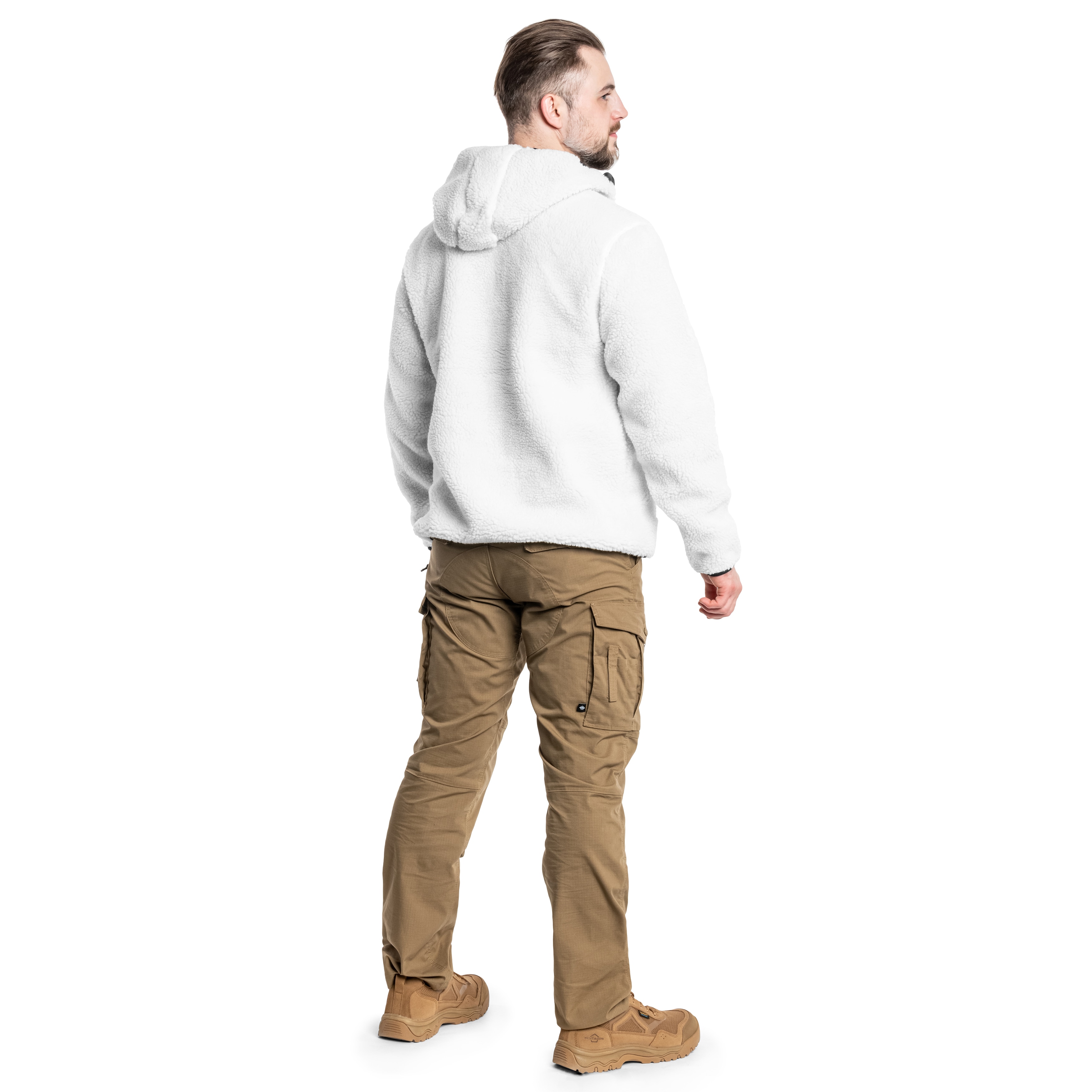 Brandit - Fleece - Teddyfleece Worker Pullover - White