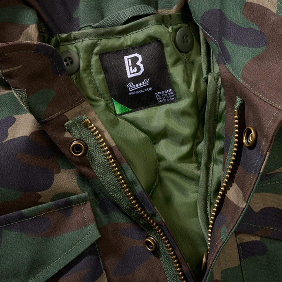 Brandit - M65 Standard - Kinderjacke - Woodland