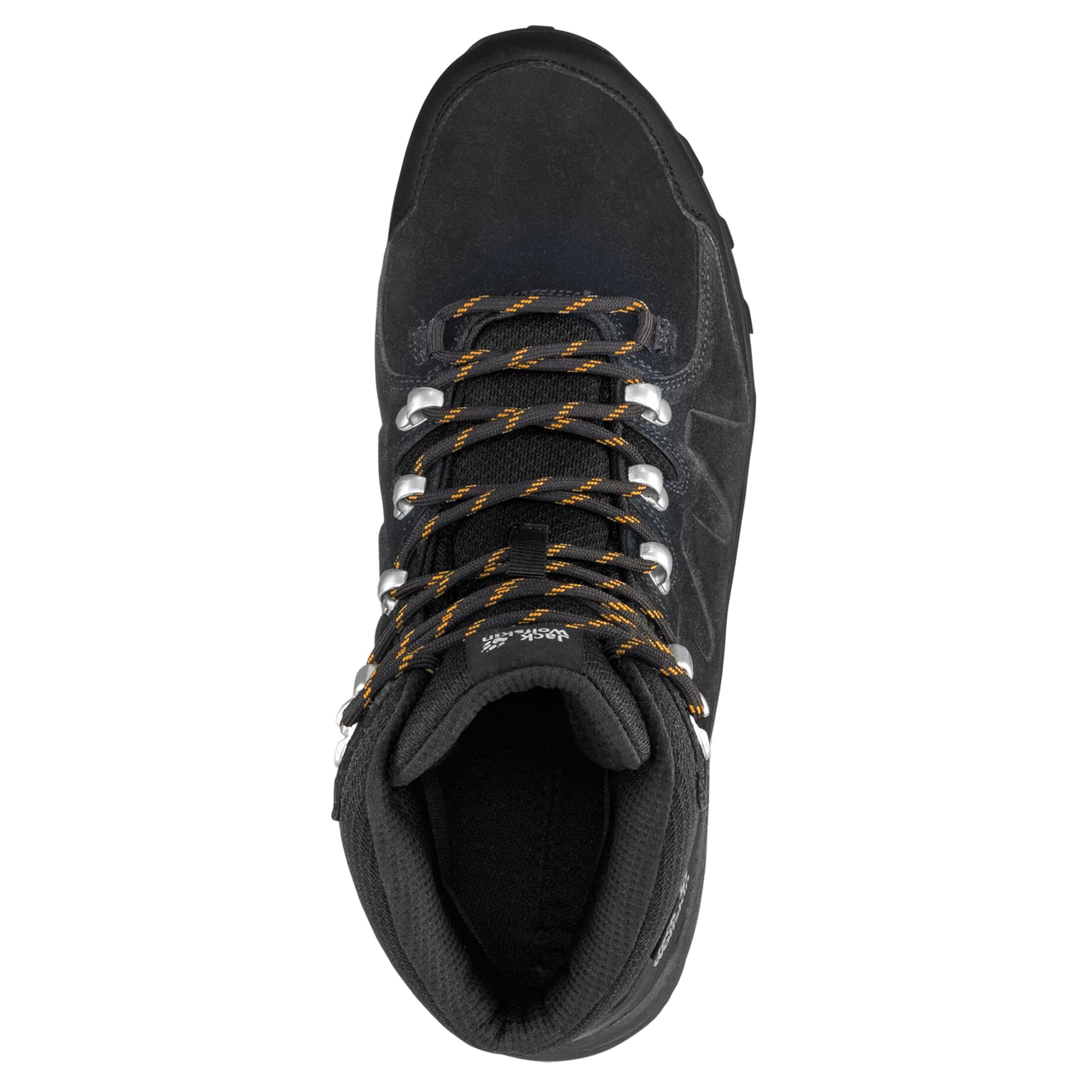 Jack Wolfskin - Refugio Texapore Mid - Schuhe - Phantom / Burly Yellow XT