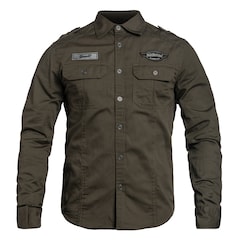 Brandit - Luis Vintage Shirt - Langarmhemd - Olive