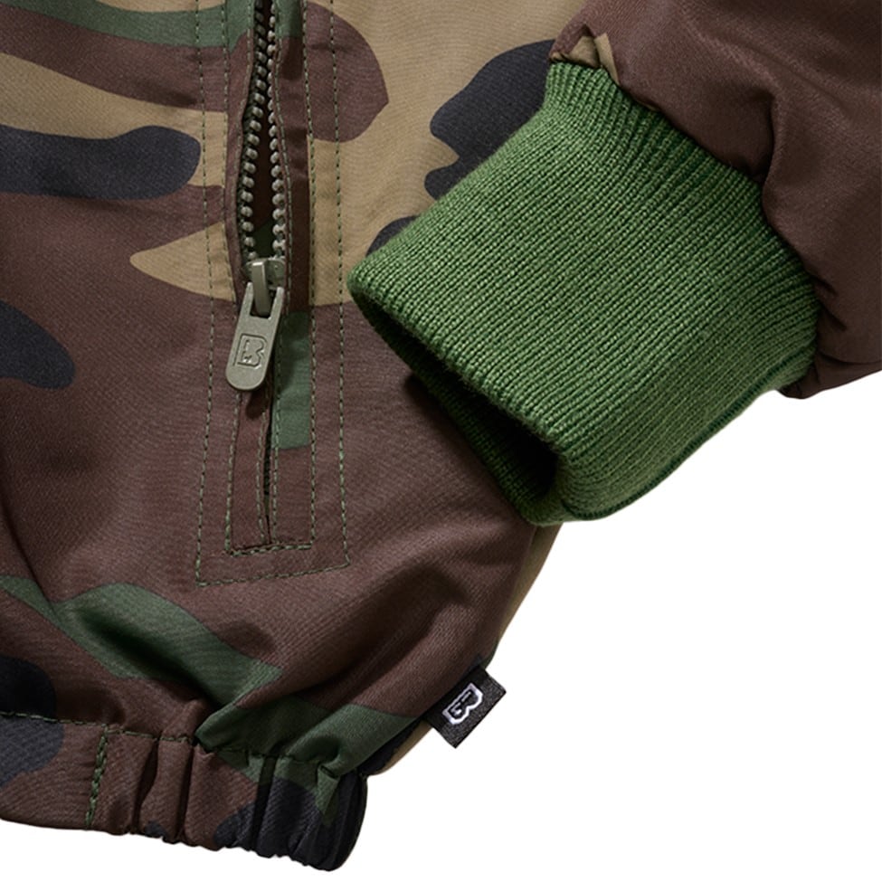 Brandit - Windbreaker Frontzip - Kinderjacke - Woodland