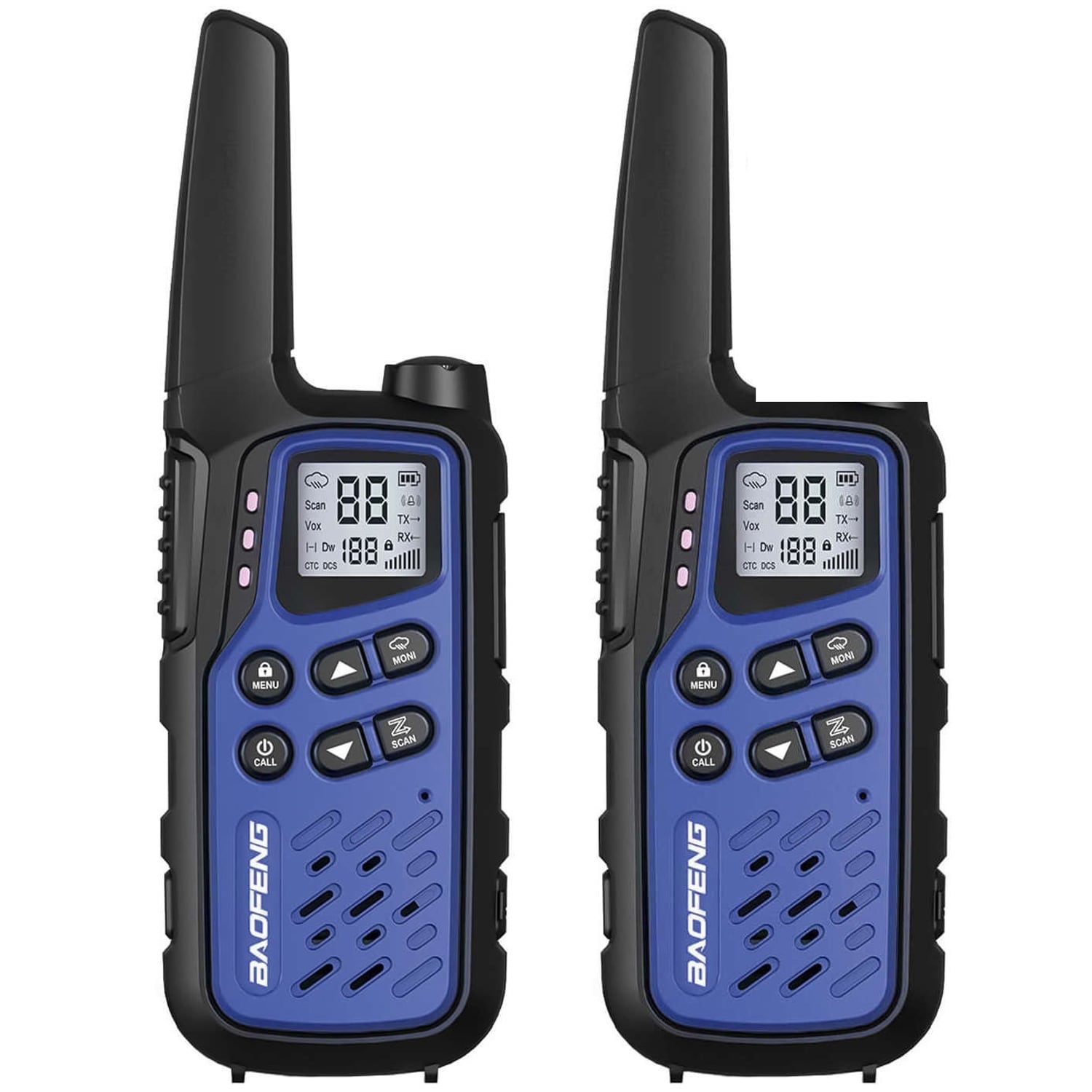 Baofeng - BF-T25E PMR-Funkgerät 2 Stk. - Dark Blue
