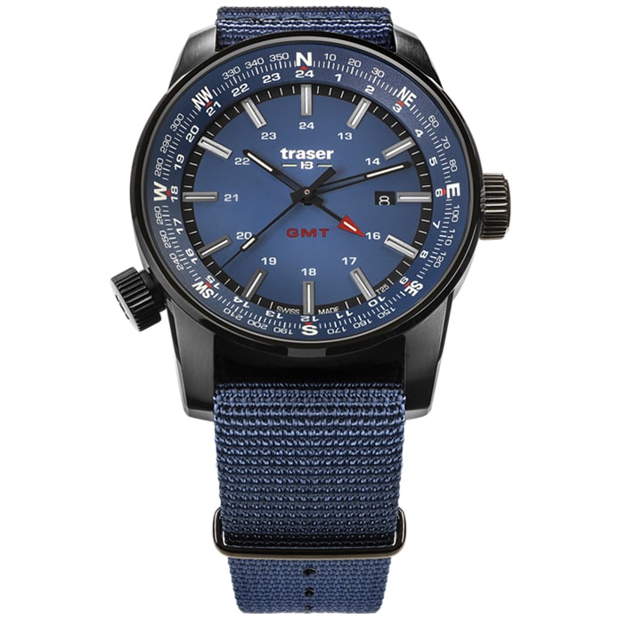 Traser - P68 Pathfinder GMT TS Uhr - Blue