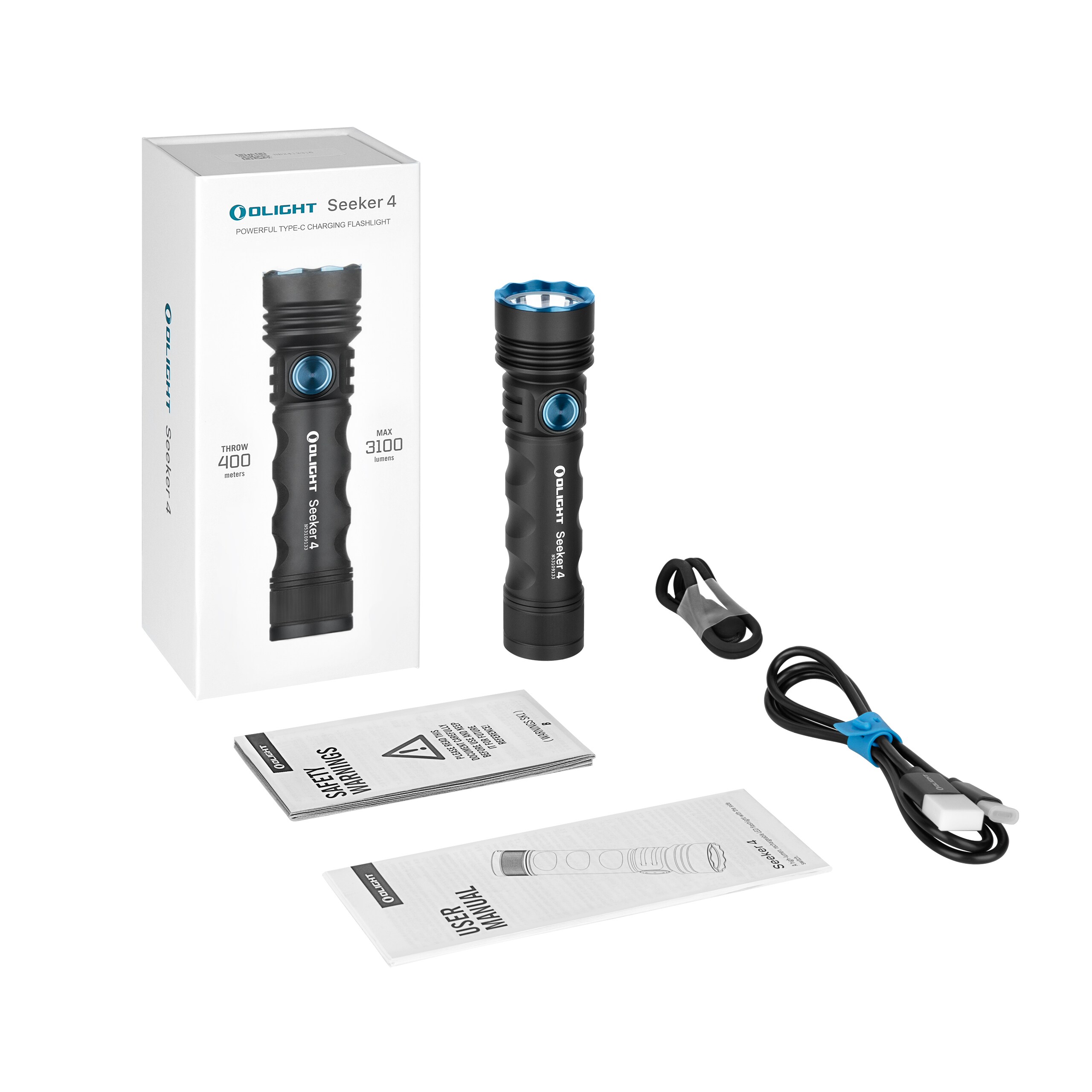 Olight - Sekker 4 Matte Black 3100 Lumen - Taschenlampe