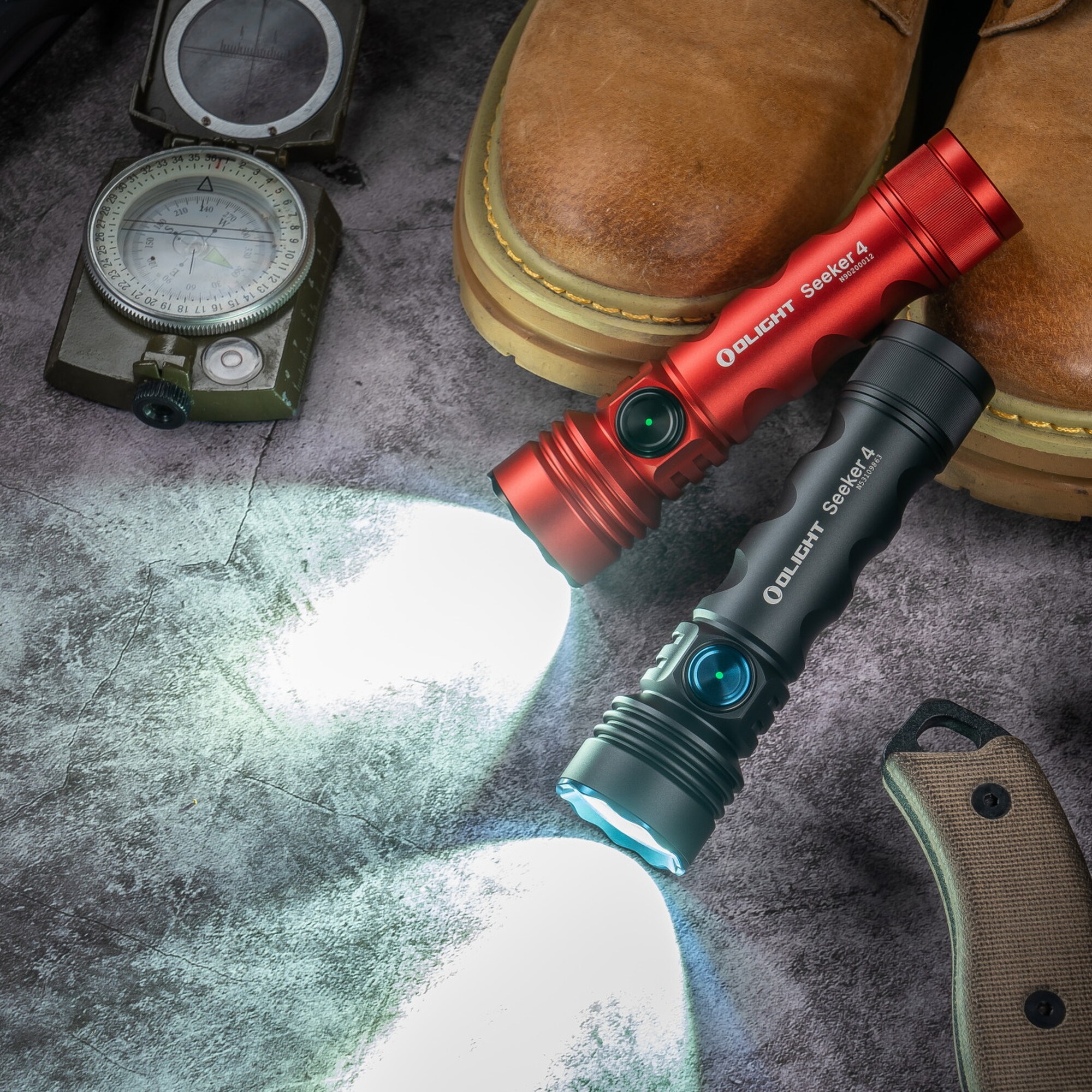 Olight - Seeker 4 Red 3100 Lumen - Akku-Taschenlampe