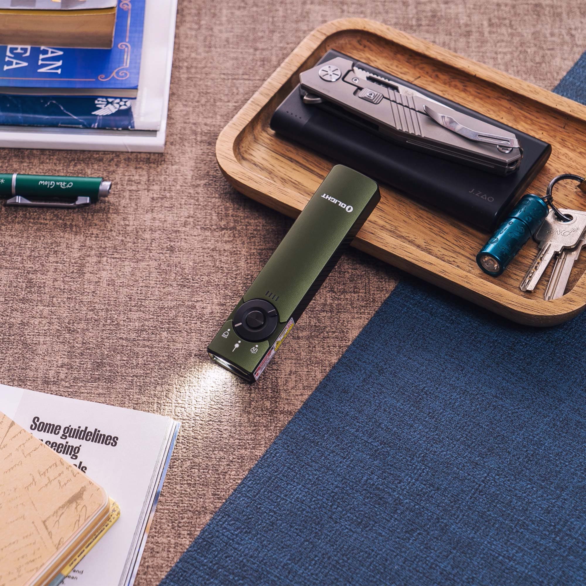 Olight - Arkfeld Pro Class 1 Cool White OD Green 1300 Lumen - Laserpoint Taschenlampe