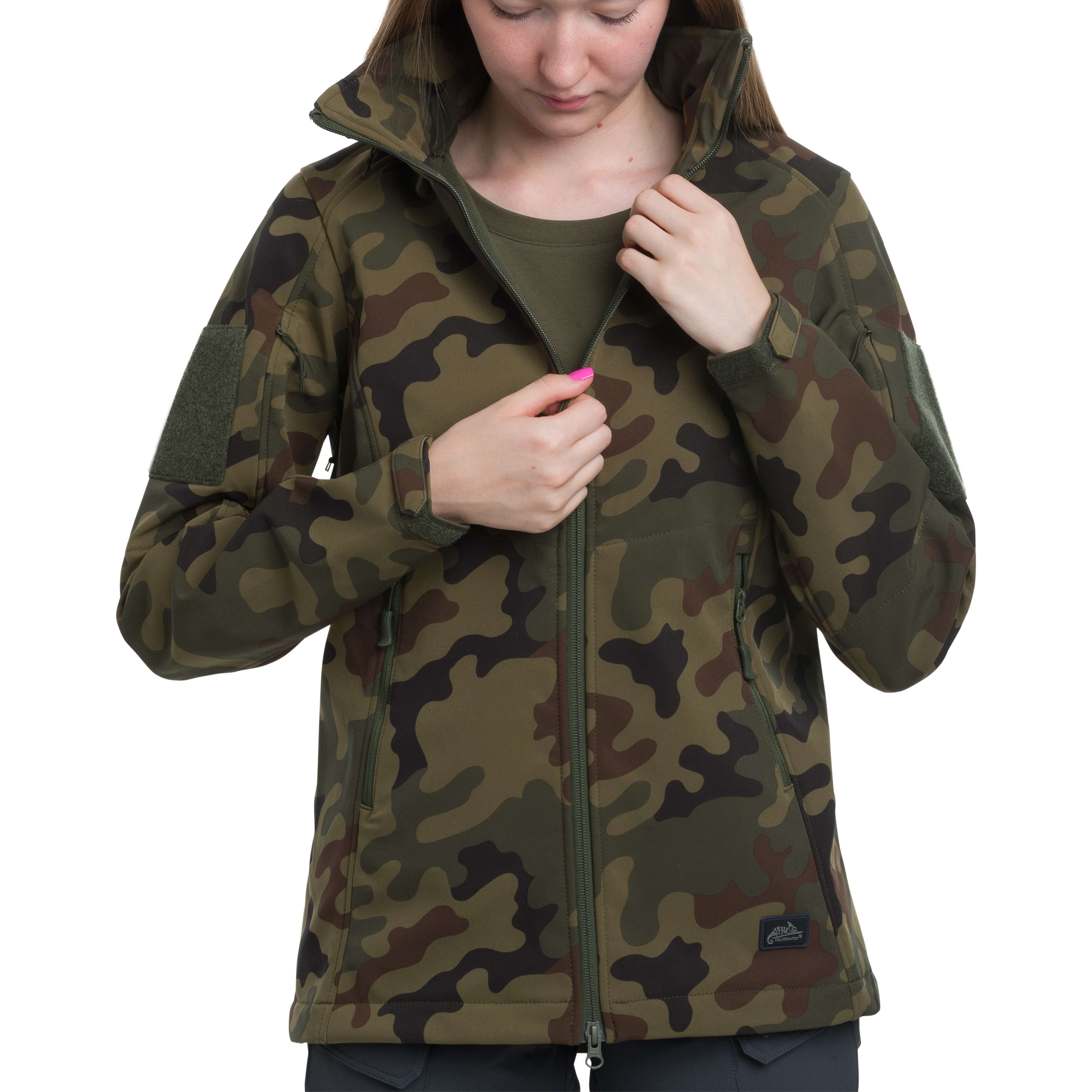 Helikon-Tex - Gunfighter Softshell Damenjacke - wz.93 Pantera PL Woodland