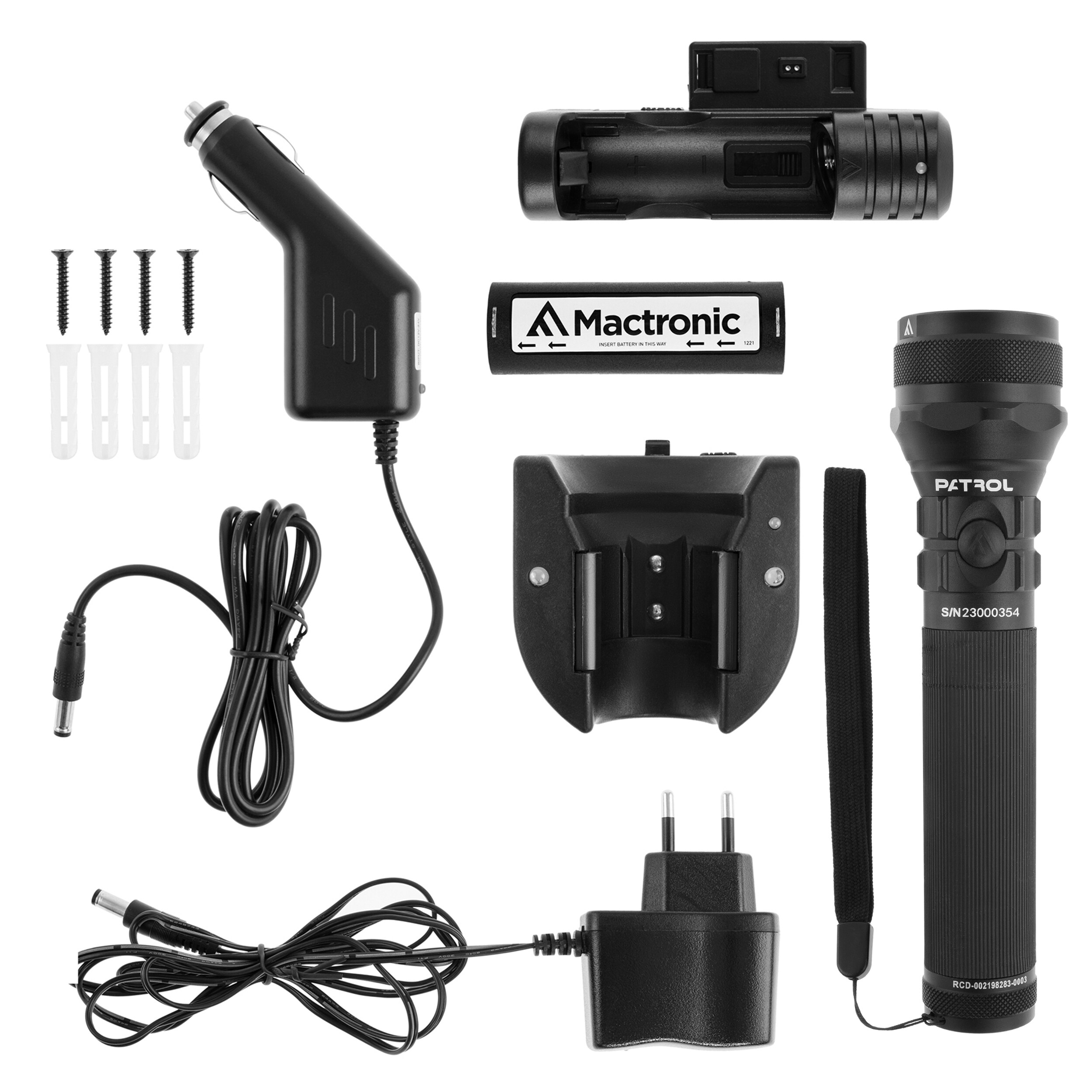 Mactronic - Patrol Charger+ Pro Akku-Taschenlampe -1000 Lumen